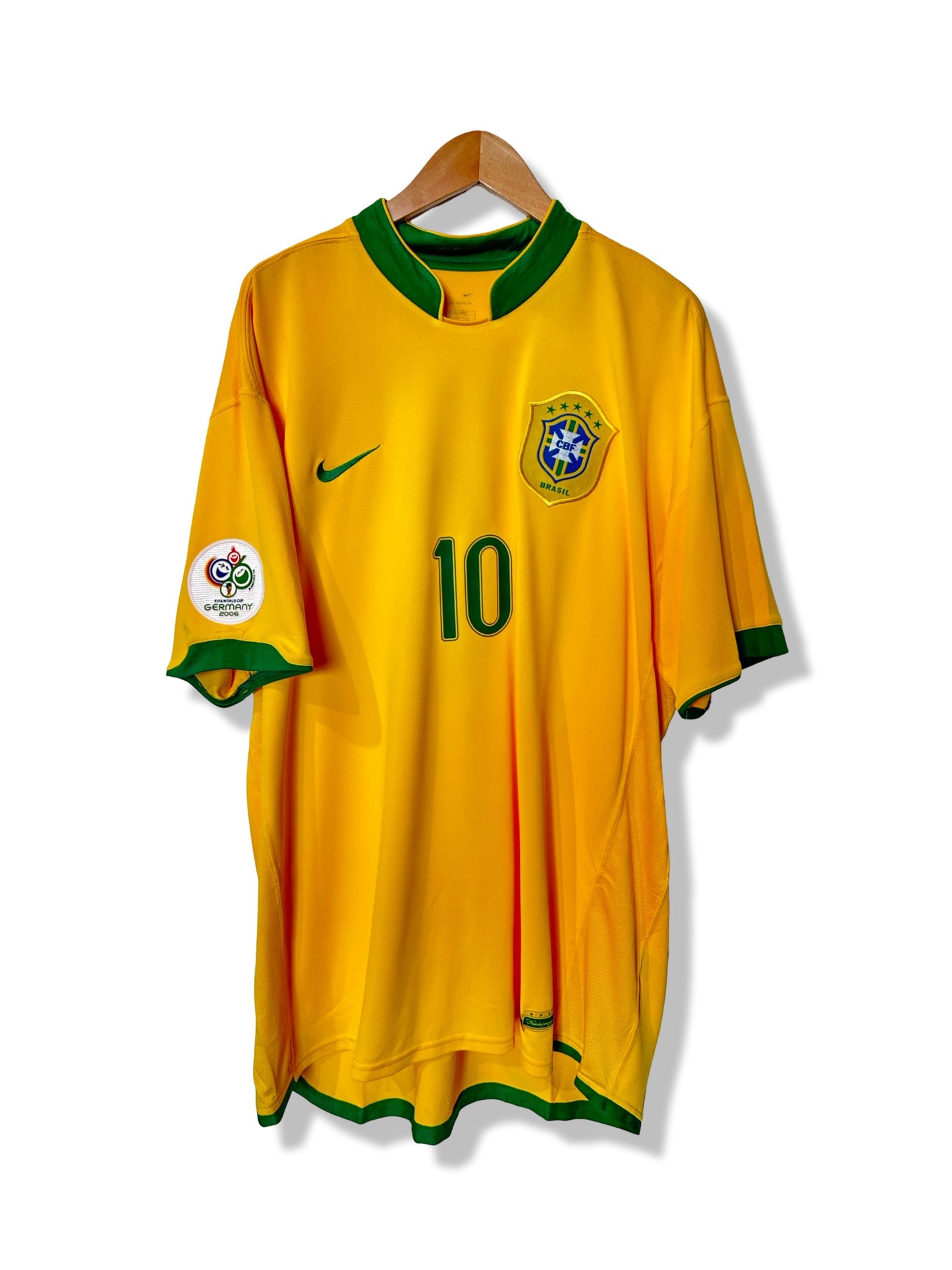 Brazil 2006-08 Home Shirt BNWT - Ronaldinho #10 - 3XL