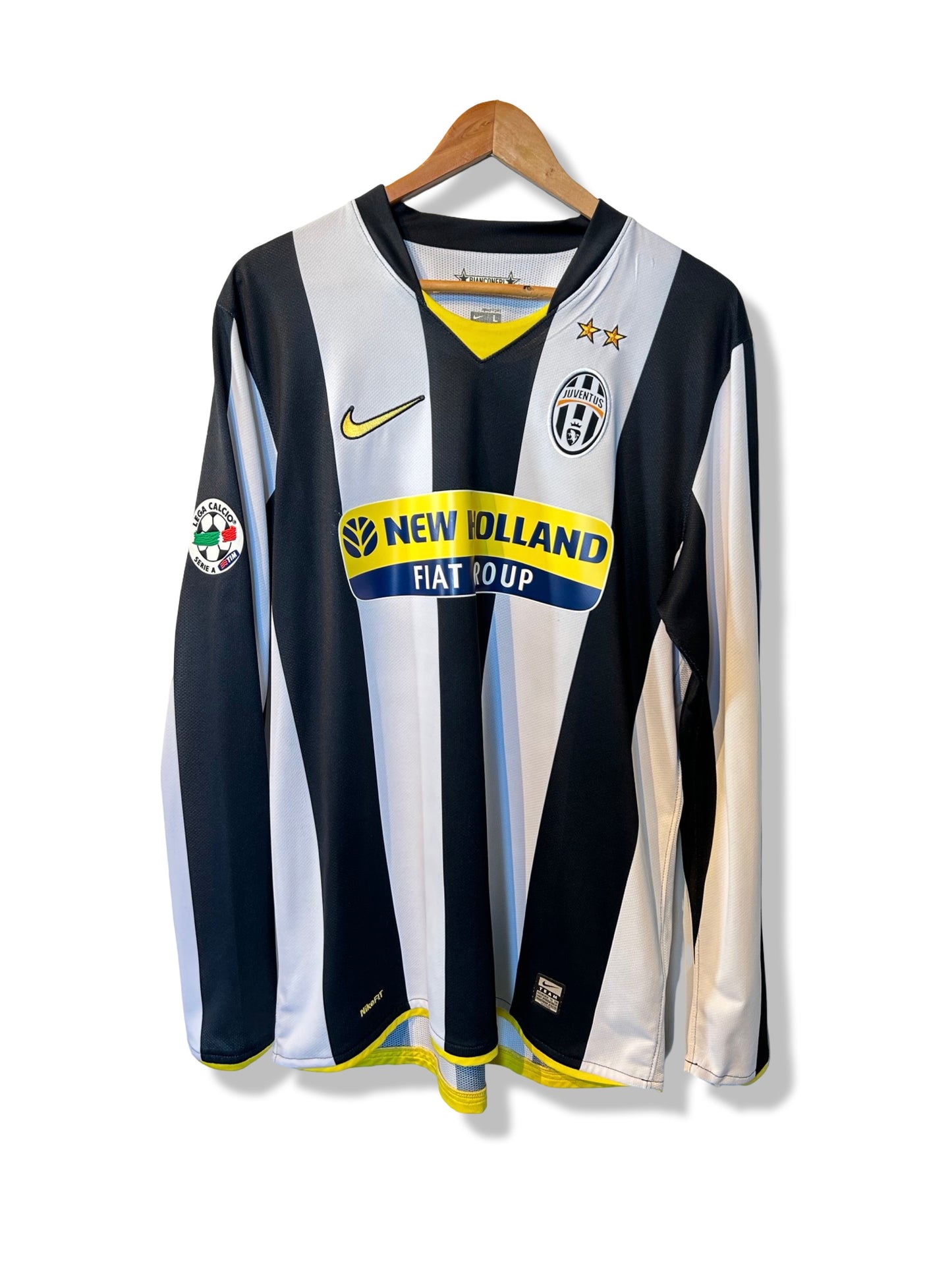 Juventus 2008-09 Home Shirt L/S - Del Piero #10 - L