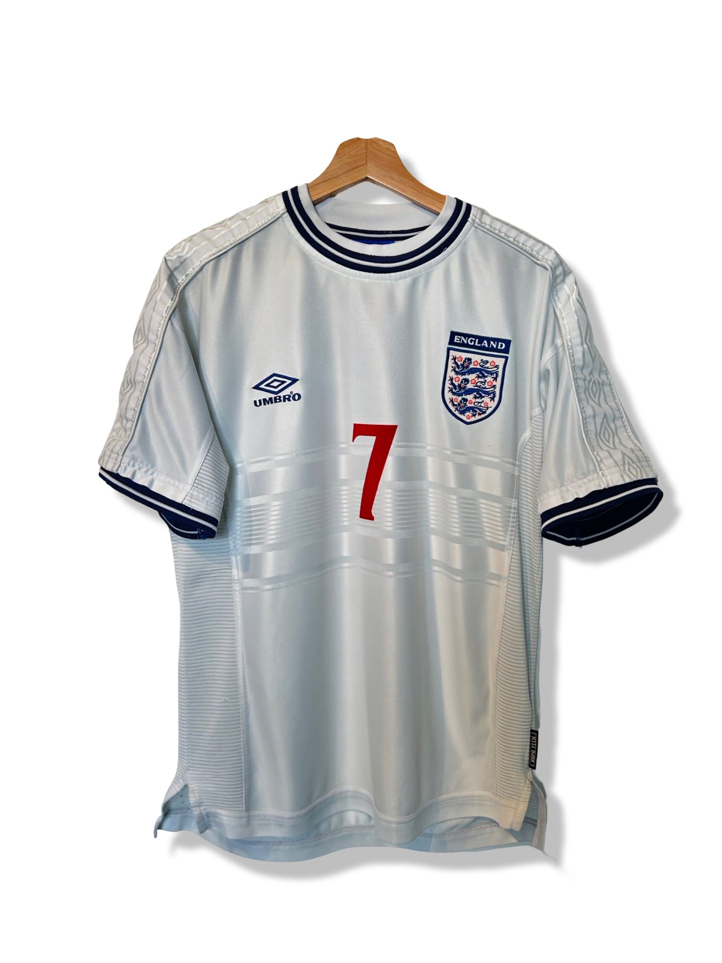 England 1999-01 Home Shirt - Beckham #7 - M