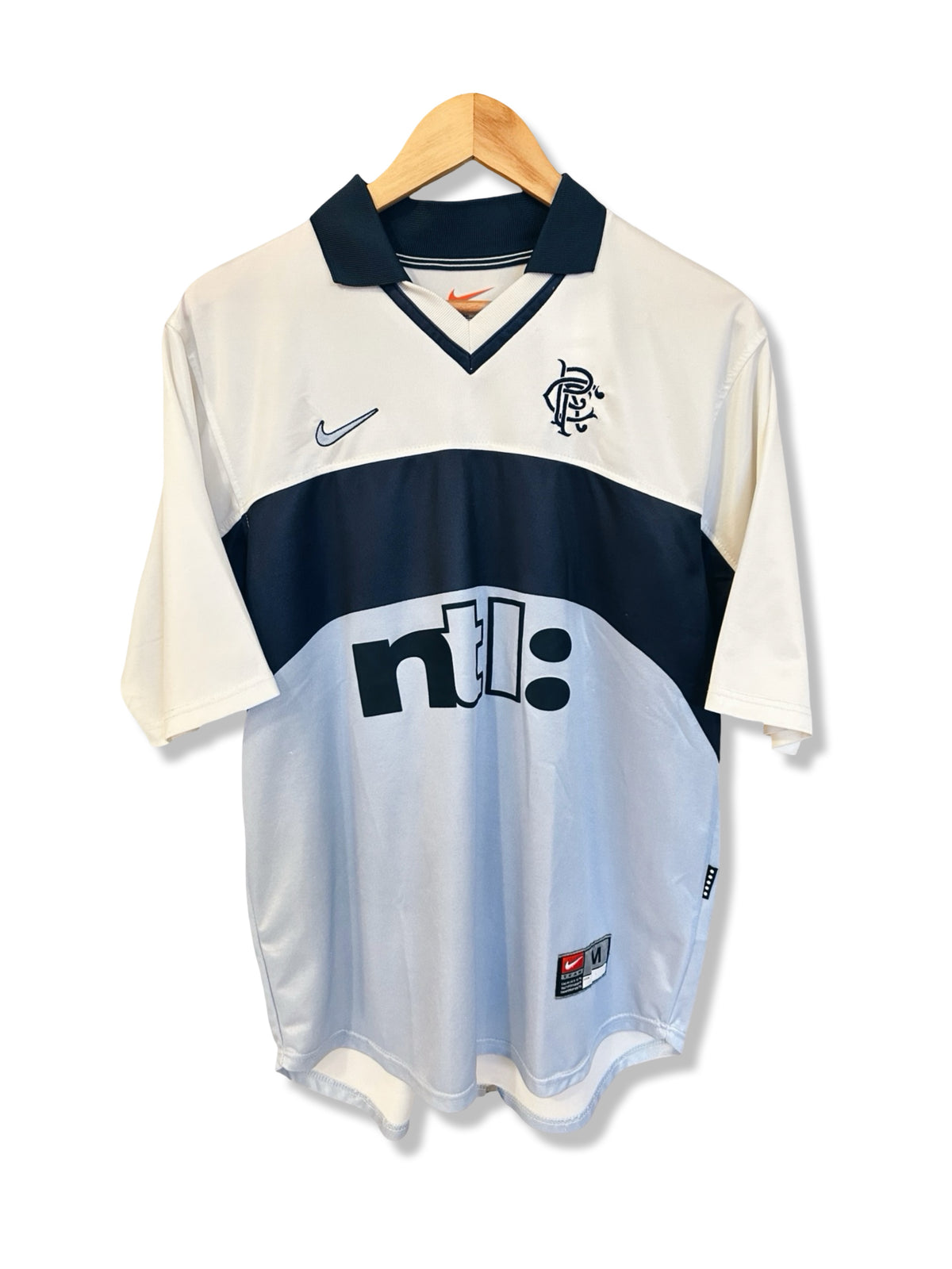 Rangers 1999-00 Away Shirt - v. Bronckhorst #8 - M