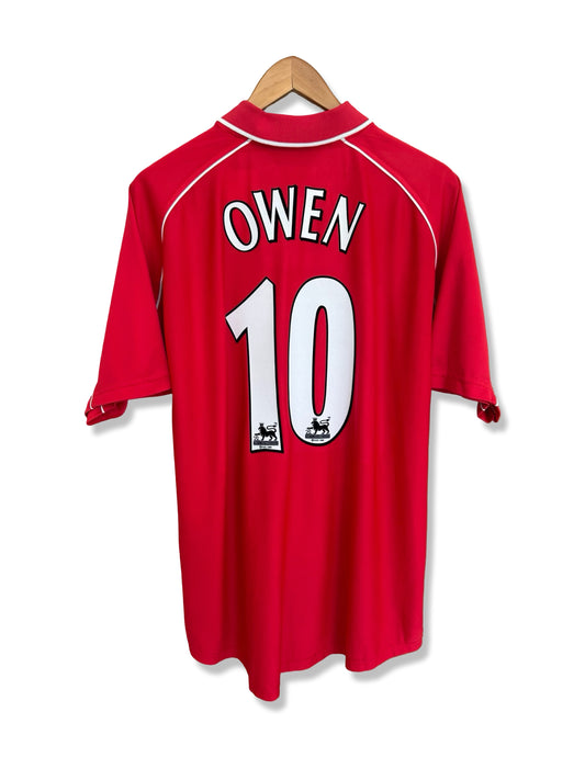 Liverpool 2000-02 Home Shirt - Owen #10 - XL