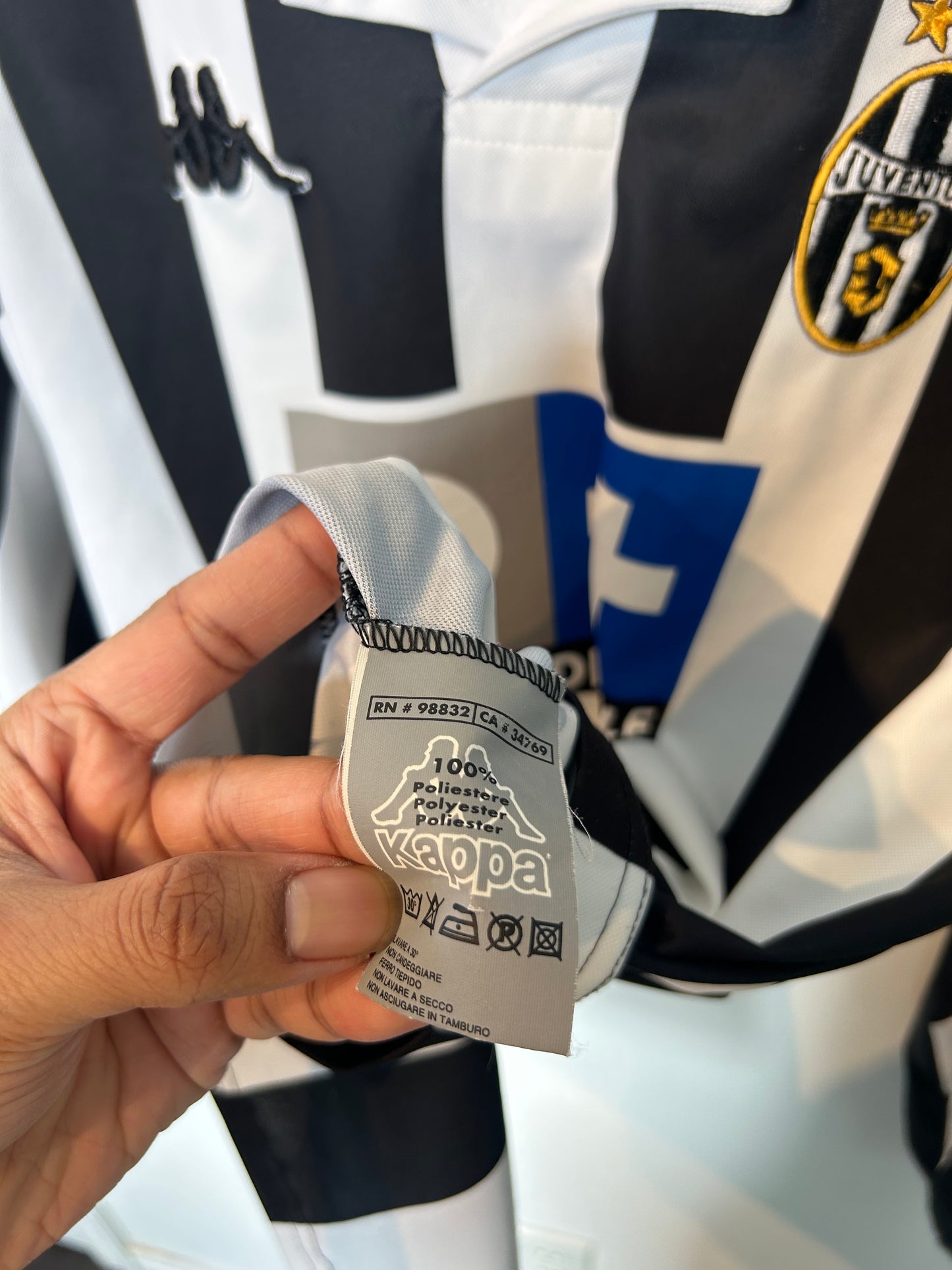 Juventus 1999-00 Home Shirt L/S - Zidane #21 - S