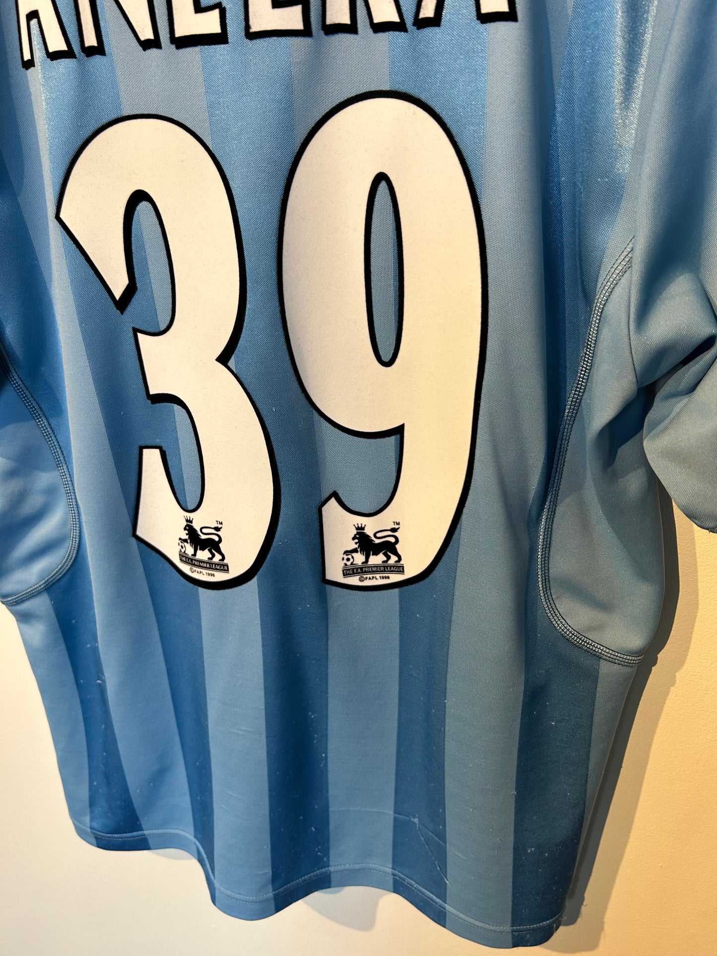 Manchester City 2003-04 Home Shirt - Anelka #39 - S