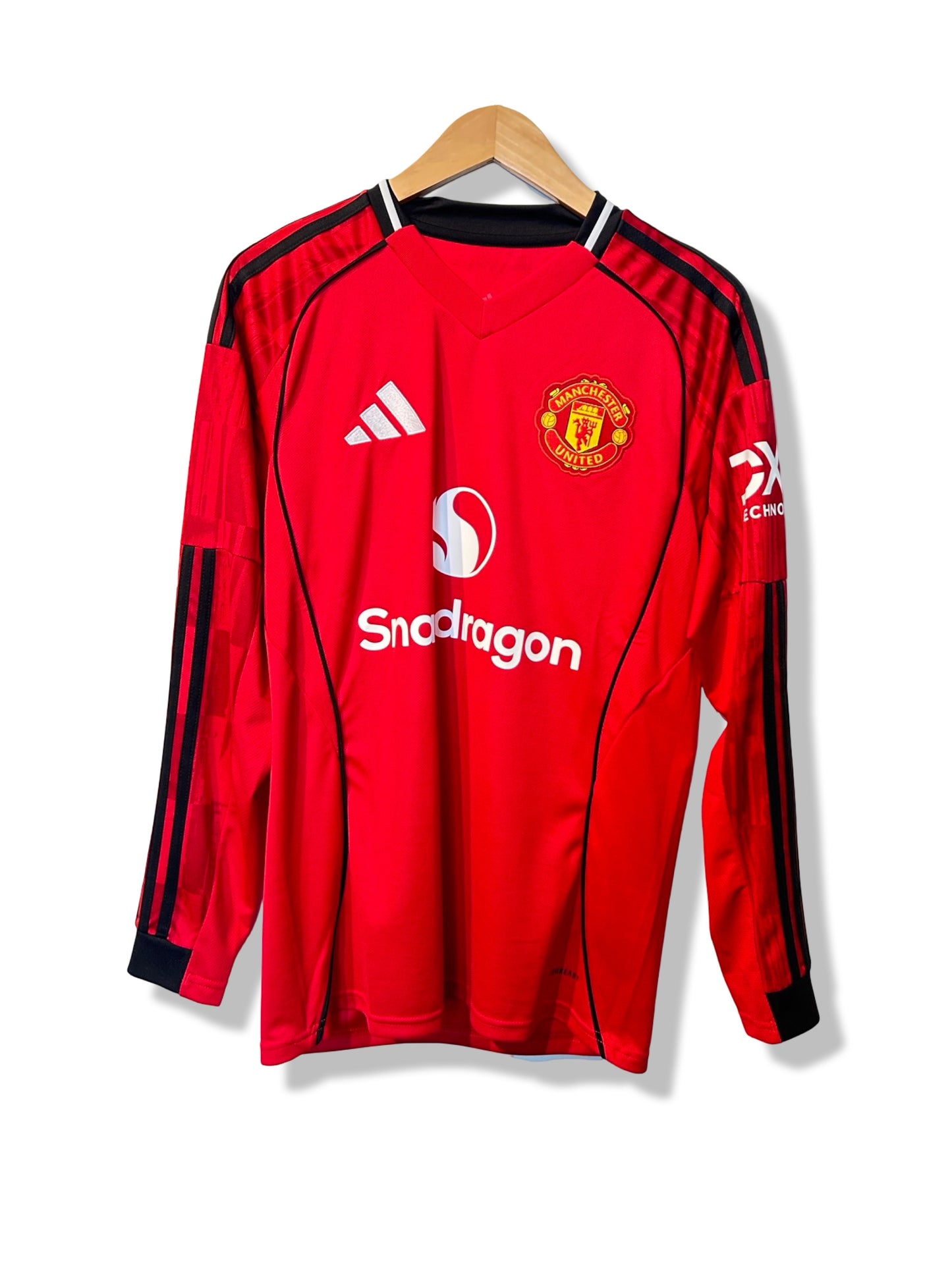 Manchester United 2025-26 Home Shirt L/S - B. Fernandes #8 - S BNWT