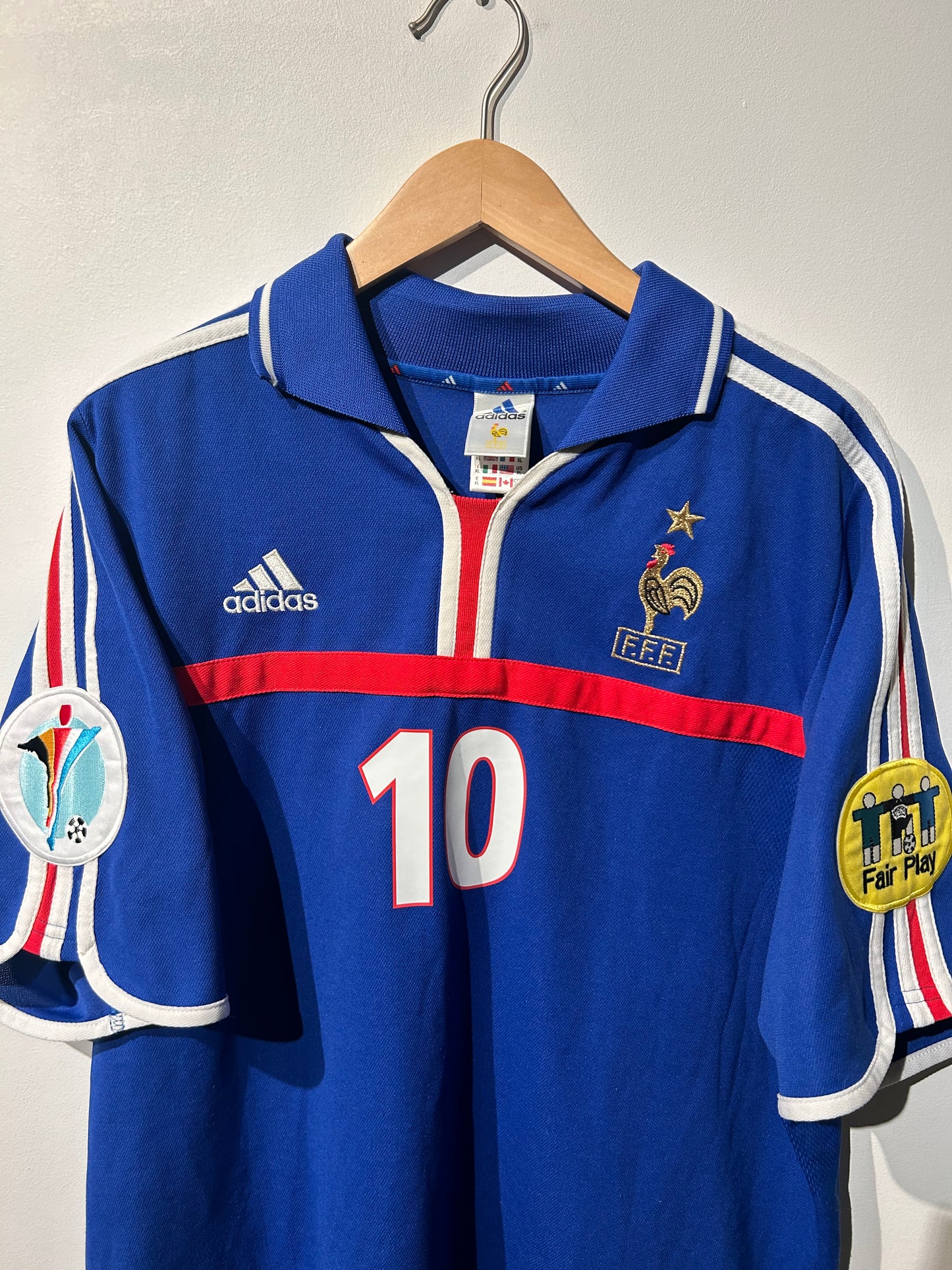 France 2000-02 Home Shirt - Zidane #10 - XL