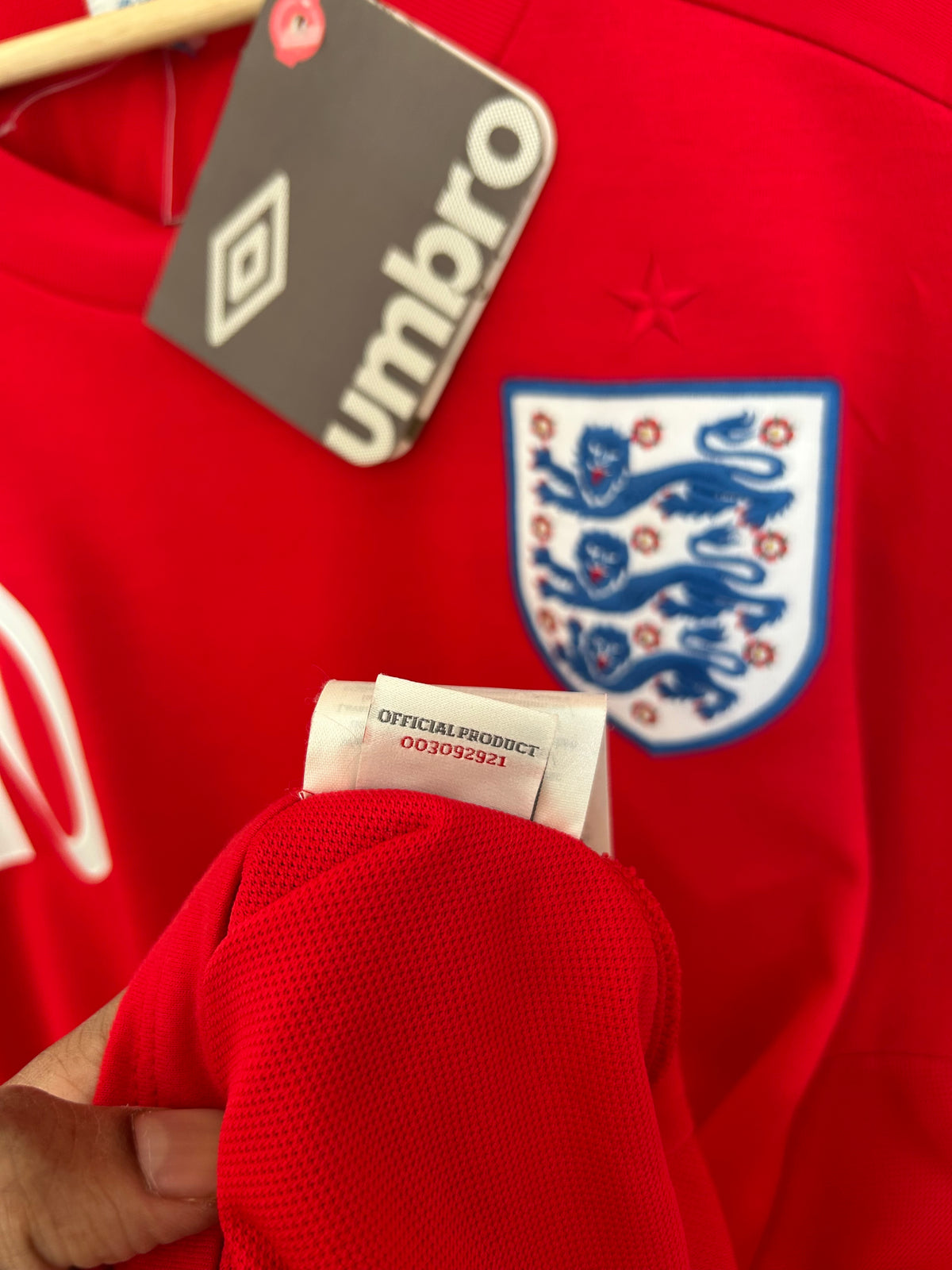 England 2010-11 Away Shirt L/S - Rooney #10 - L
