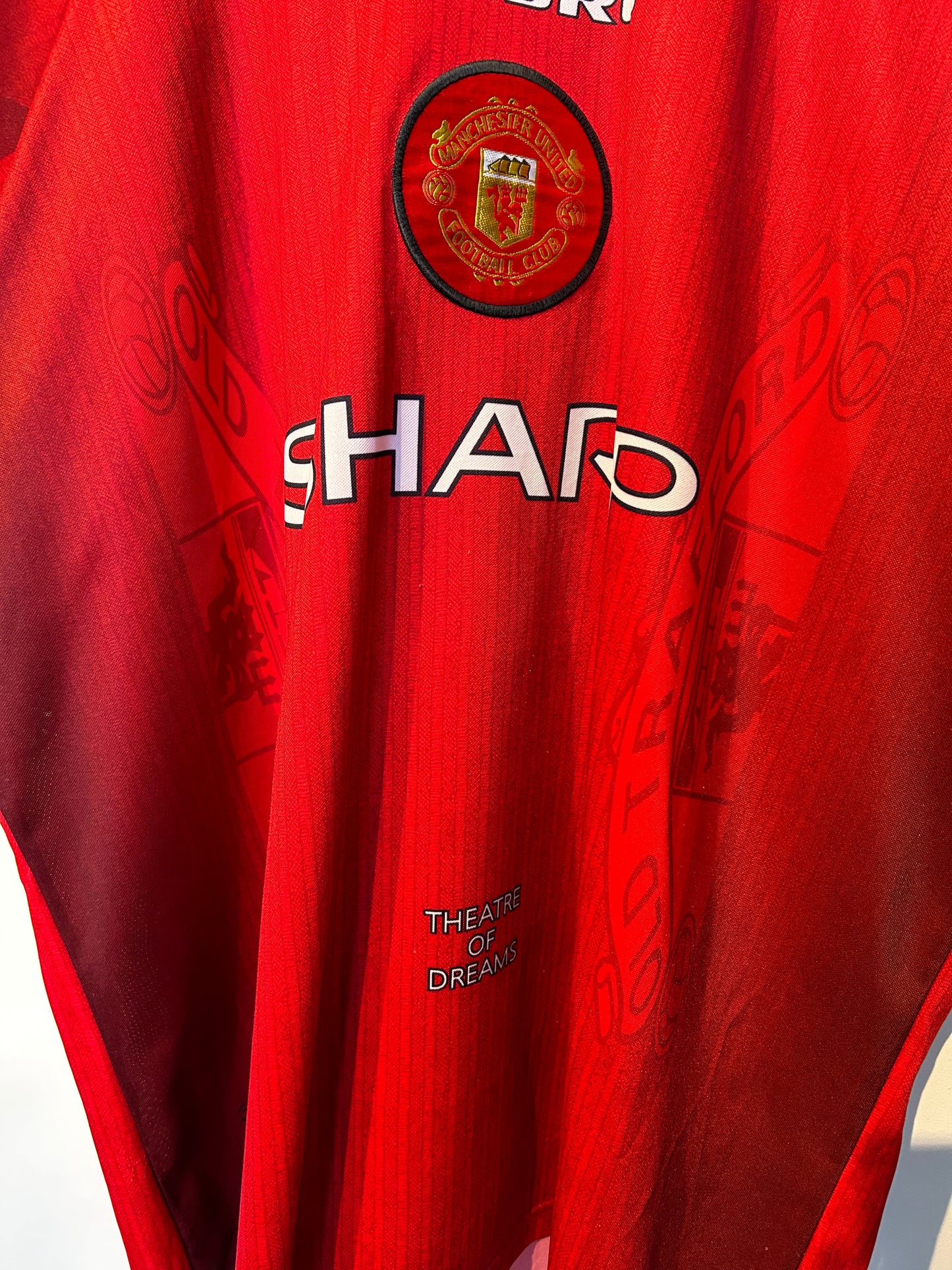 Manchester United 1996-98 Home Shirt - Beckham #10 - XXL