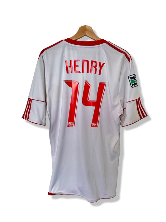 New York Red Bulls 2010-11 Home Shirt - Henry #14 - L
