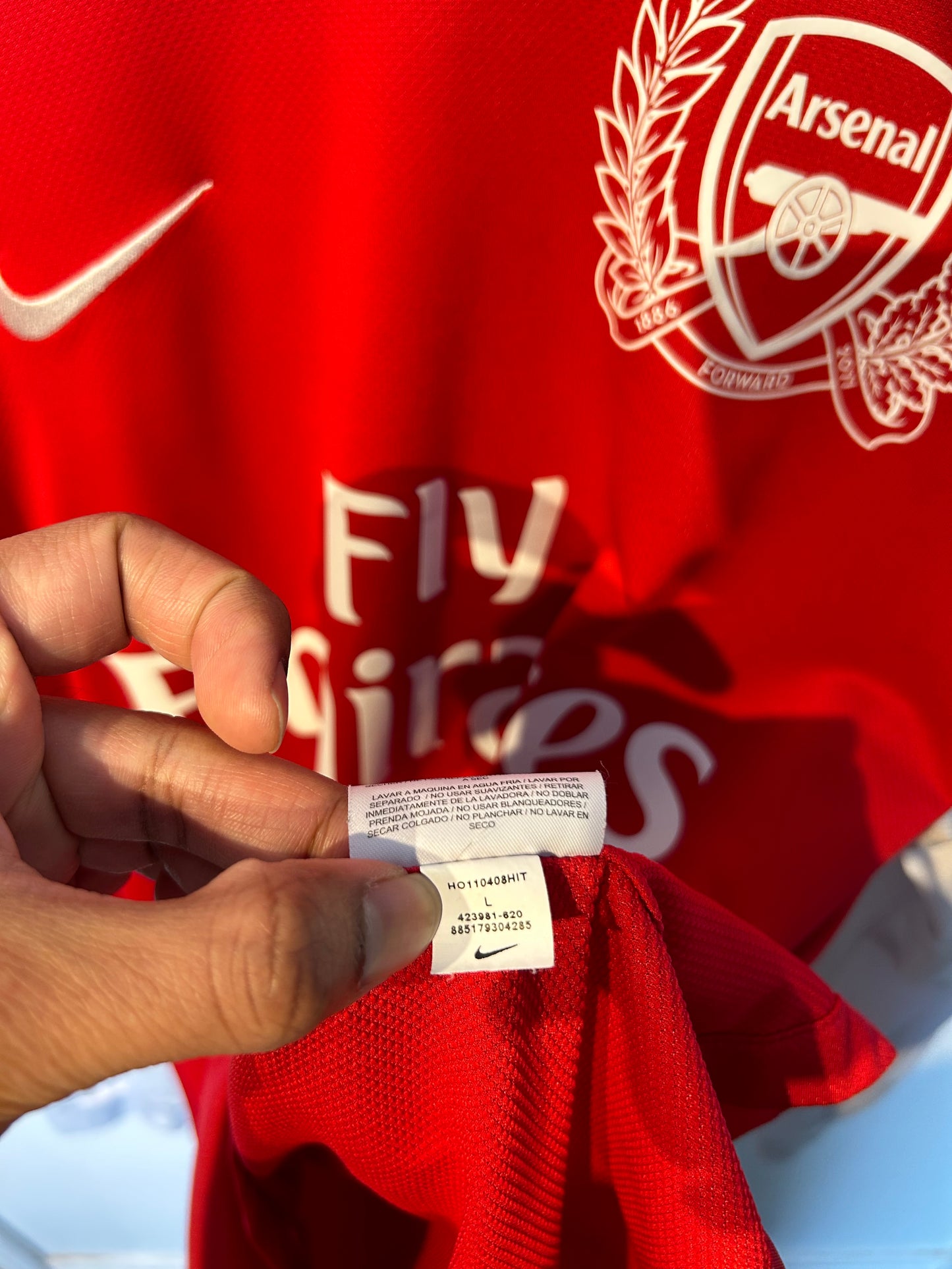 Arsenal 2011-12 Home Shirt L/S - Henry #12 - L