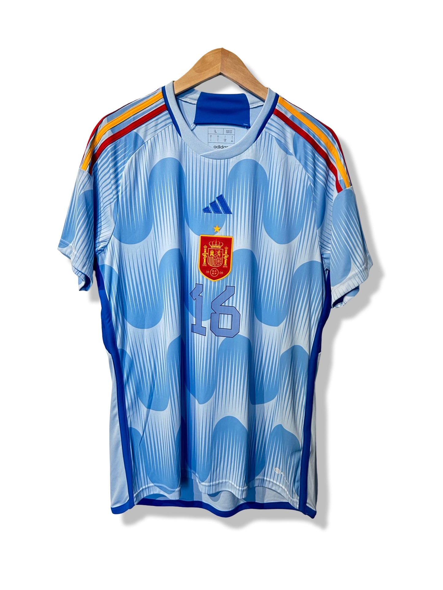 Spain 2022-23 Away Shirt - Rodri #16 - L