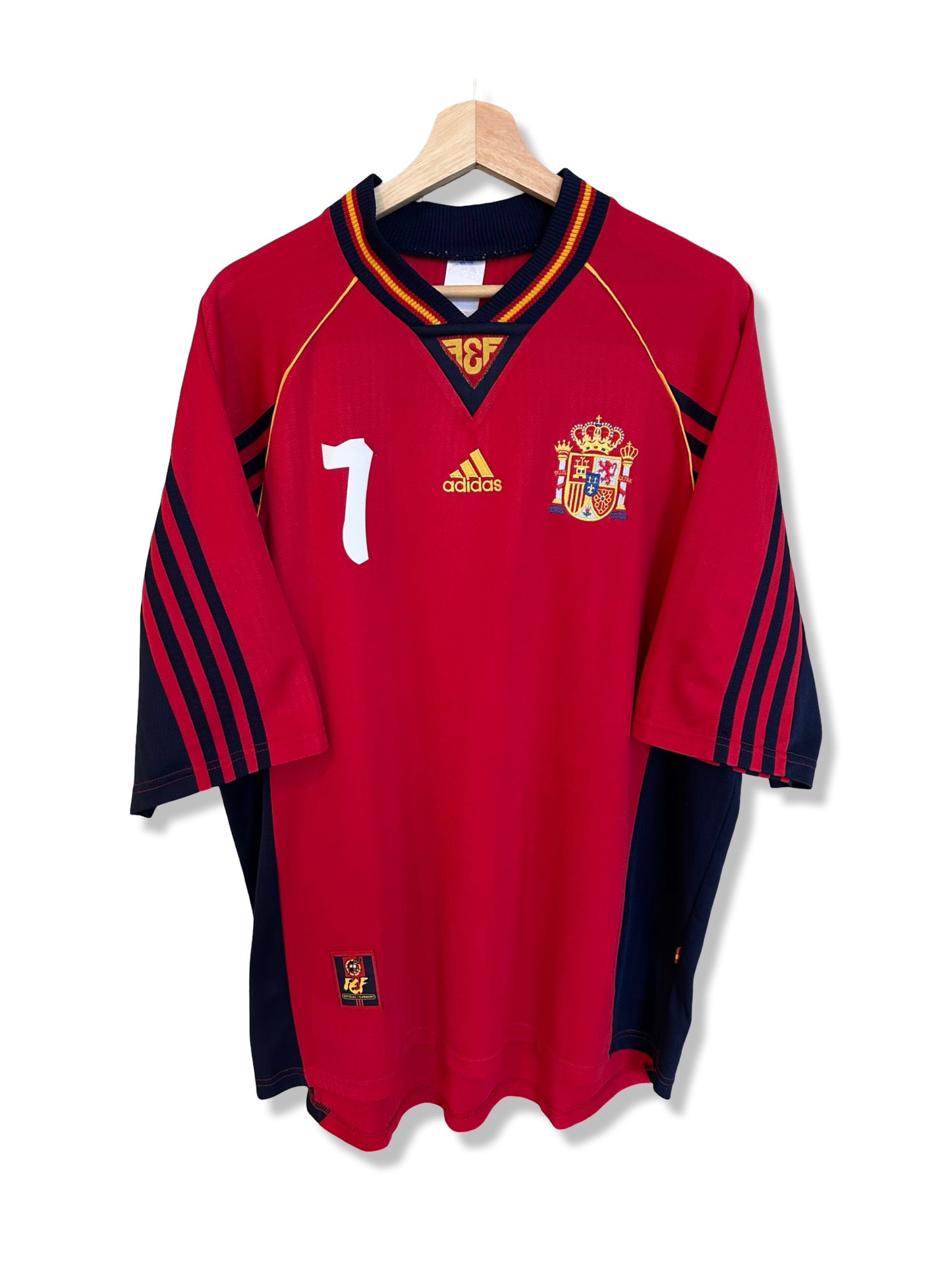 Spain 1998-99 Home Shirt - Morientes #7 - XL