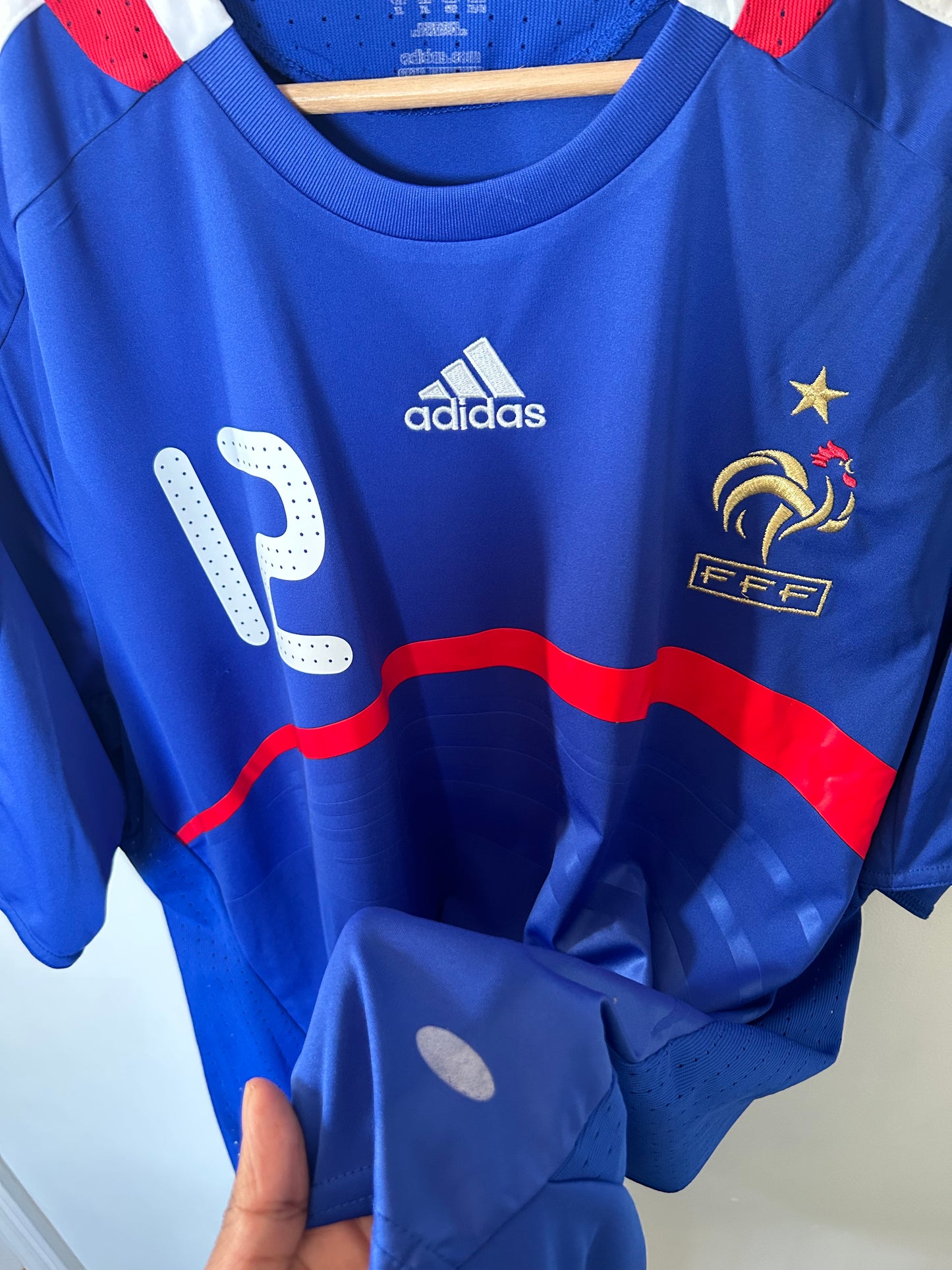 France 2007-08 Home Shirt - Henry #12 - XL