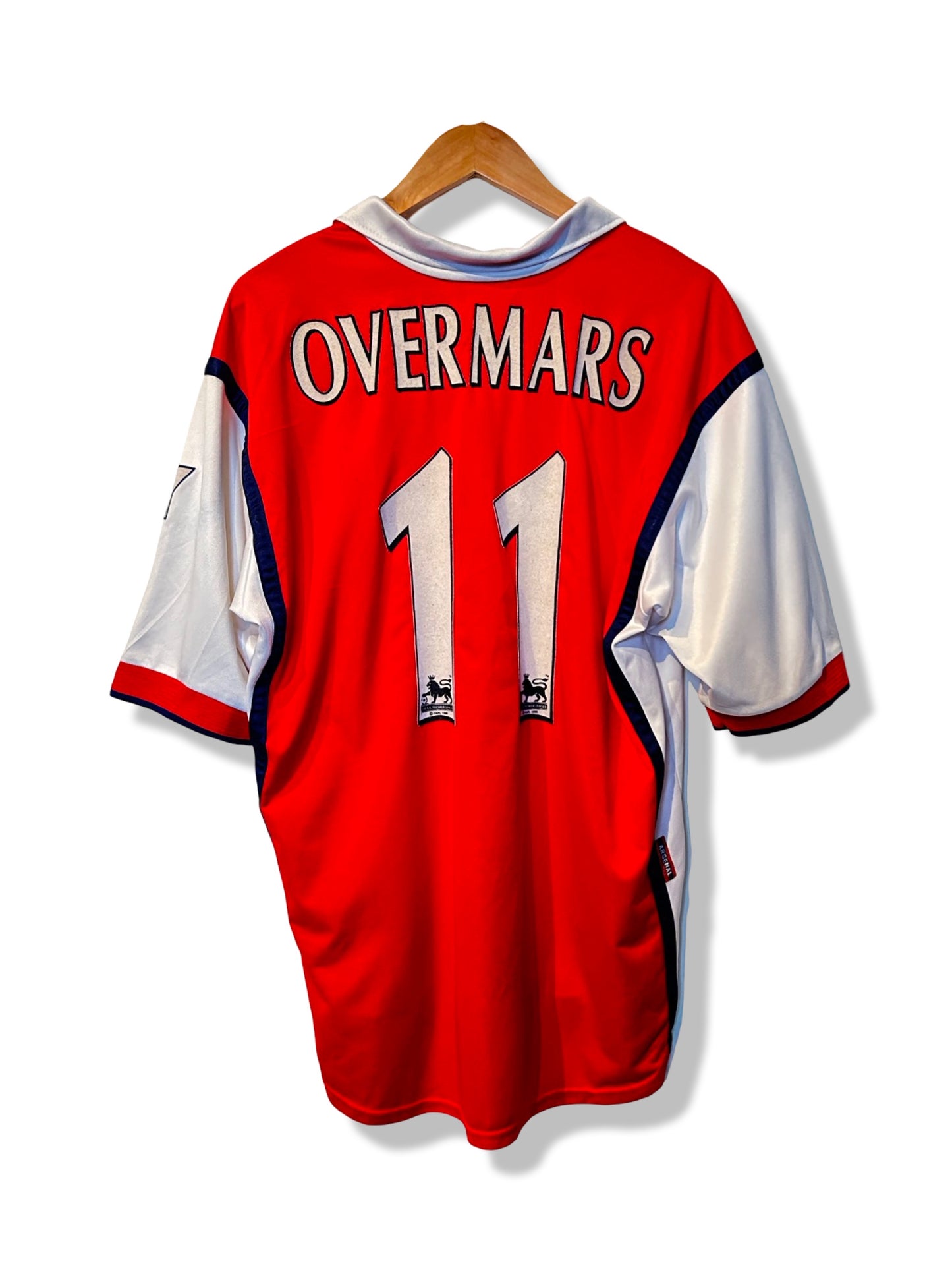 Arsenal 1999-00 Home Shirt - Overmars #11 - L