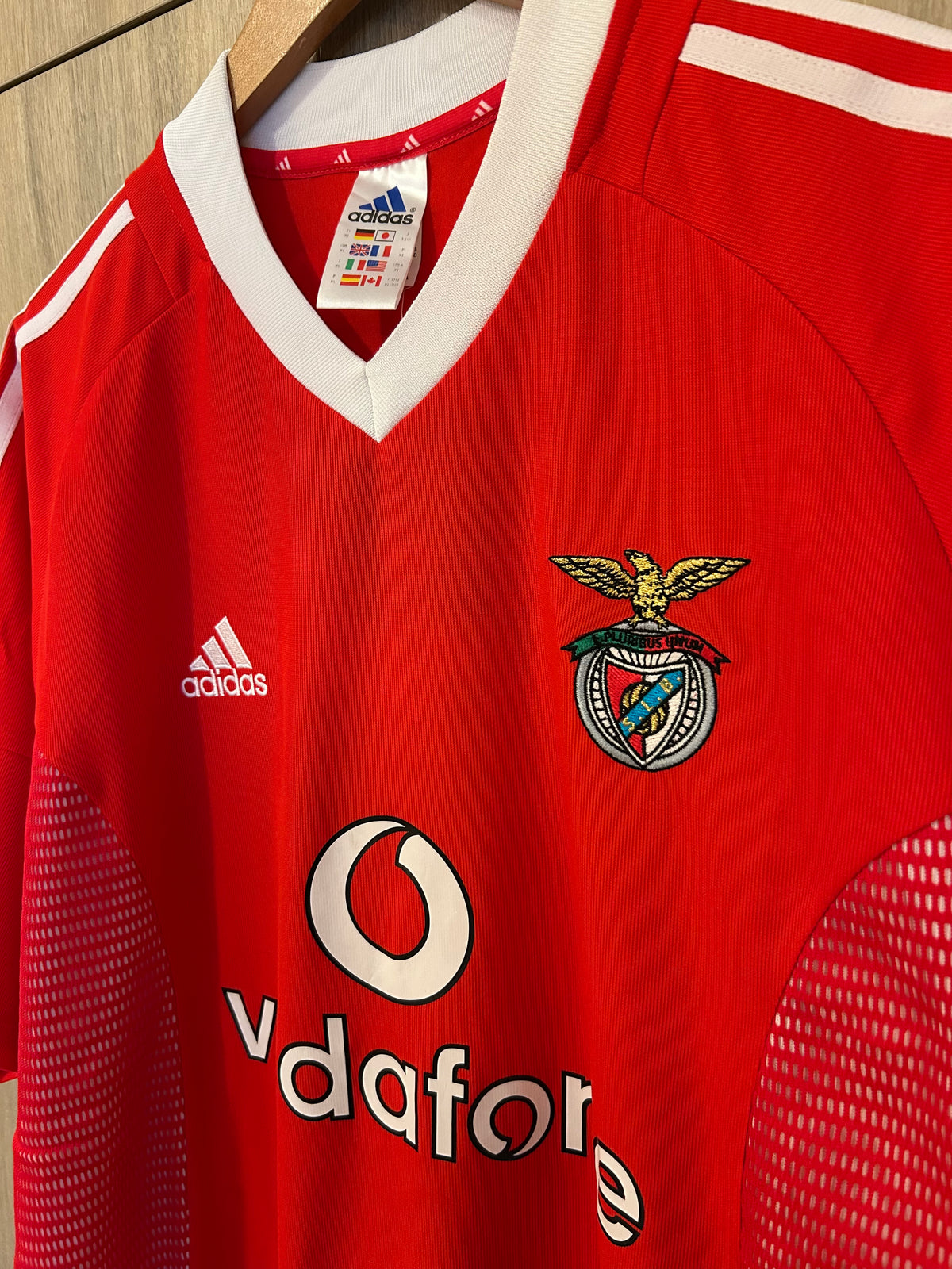 Benfica 2002-03 Home Shirt - Roger #8 - XL