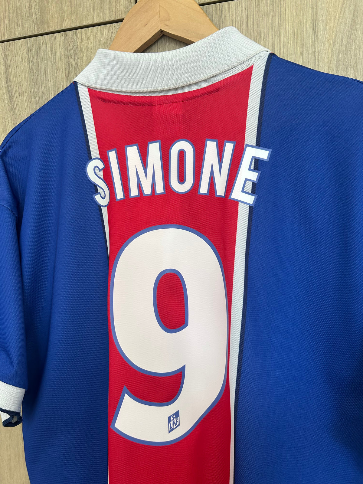 PSG 1997-98 Home Shirt - Simone #9 - L