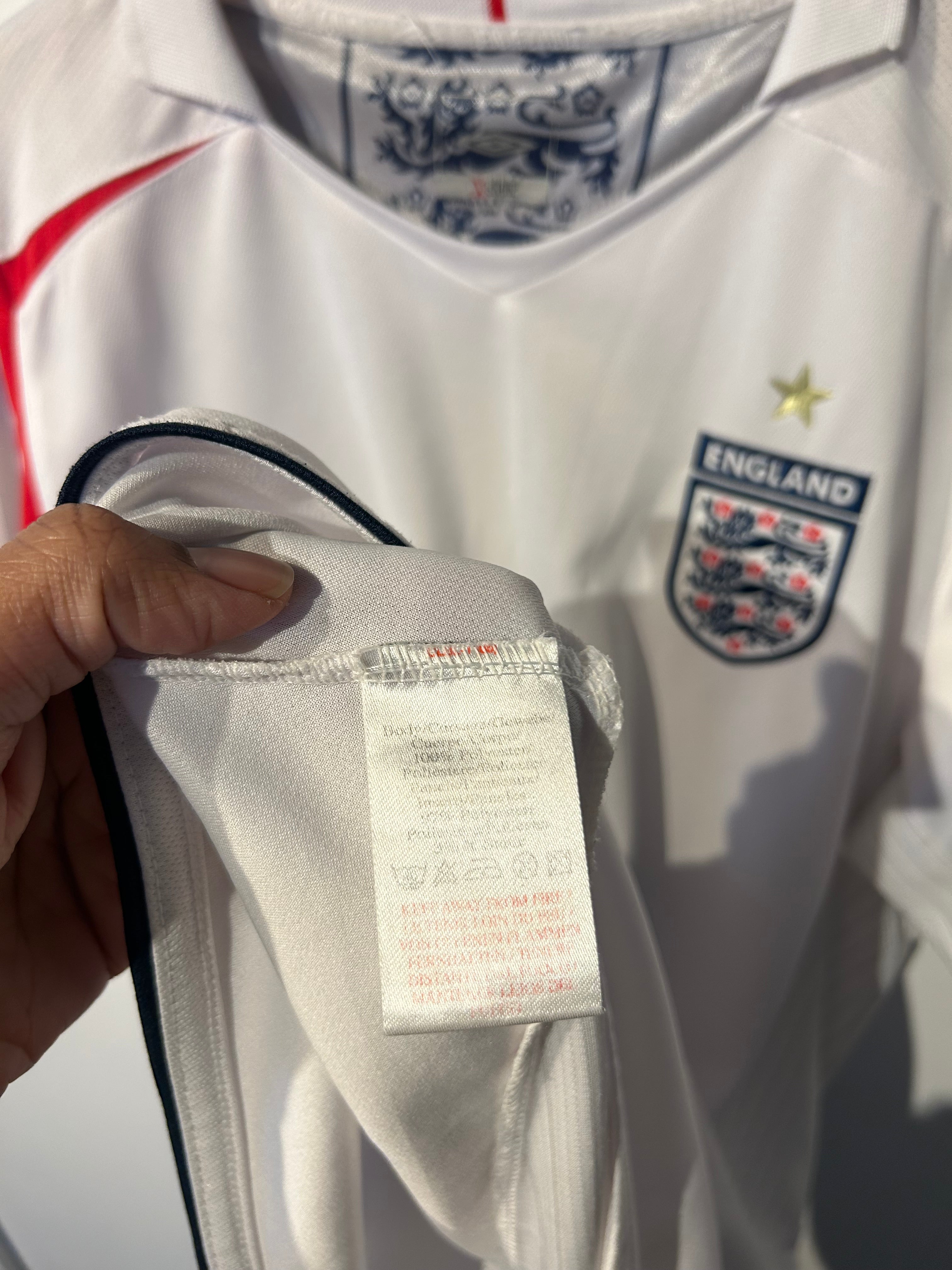 England 2005-07 Home Shirt - Lampard #8 - L – Football Heaven