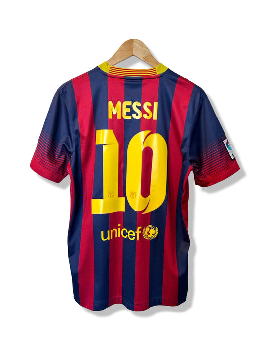 Barcelona 2013-14 Home Shirt - Messi #10 - S