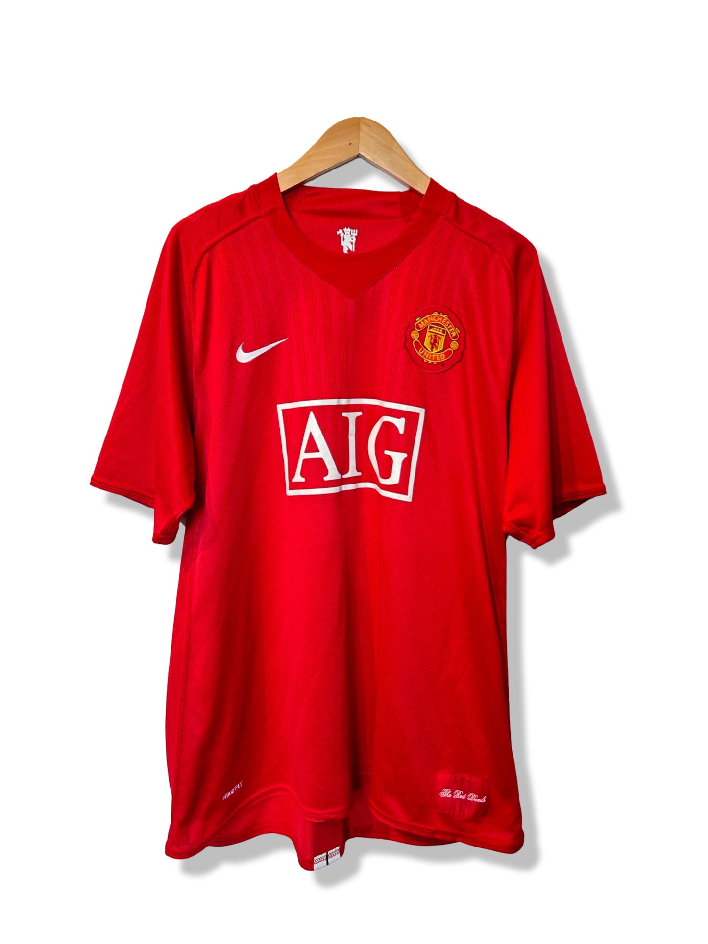 Manchester United 2007-09 Home Shirt - Ronaldo #7 - XL