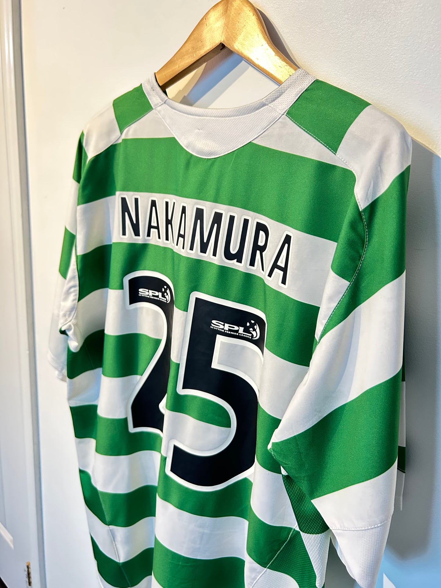Celtic 2005-07 Home Shirt - Nakamura #25 - XL