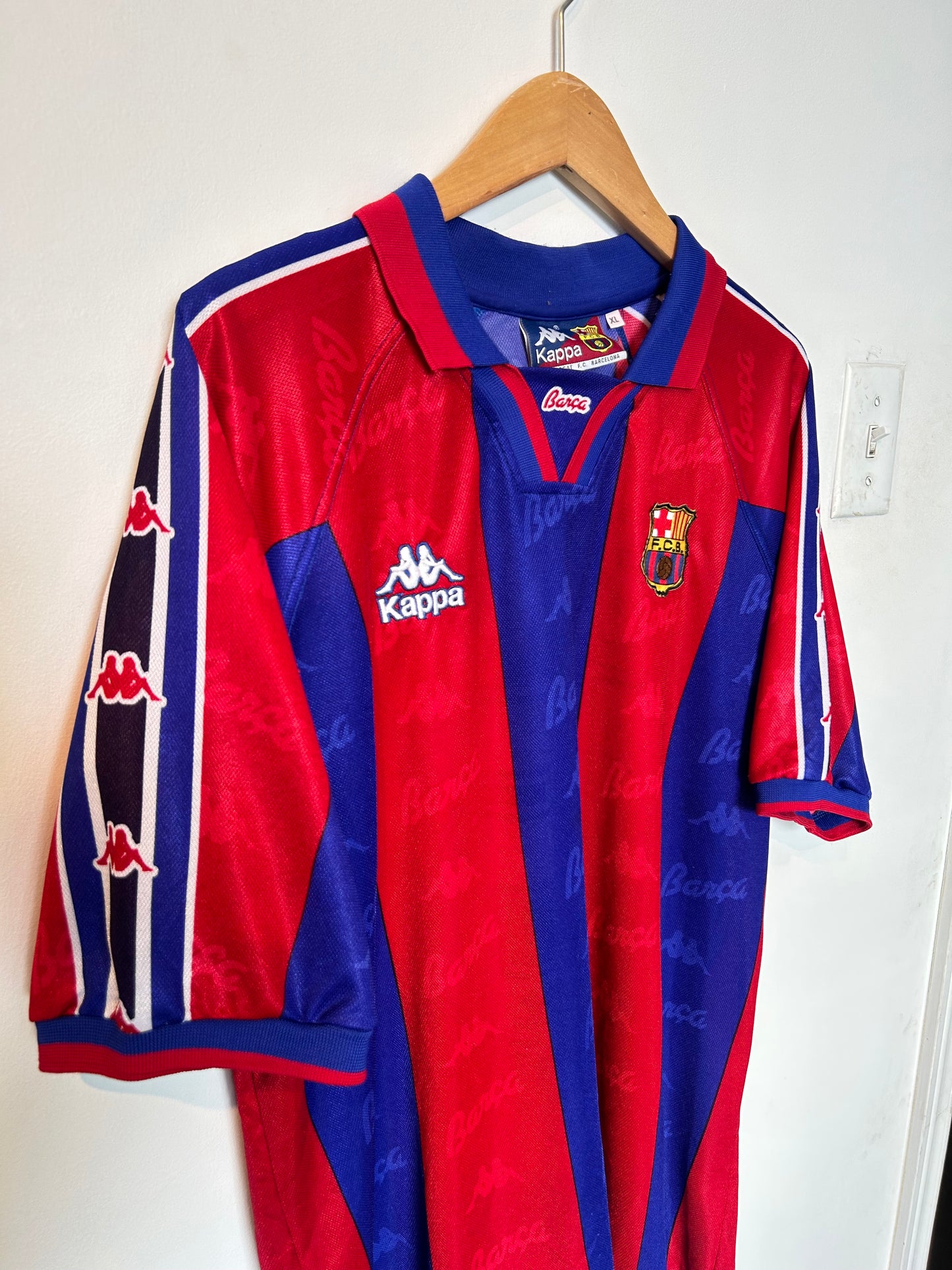 Barcelona 1995-97 Home Shirt - Blanc #15 - XL