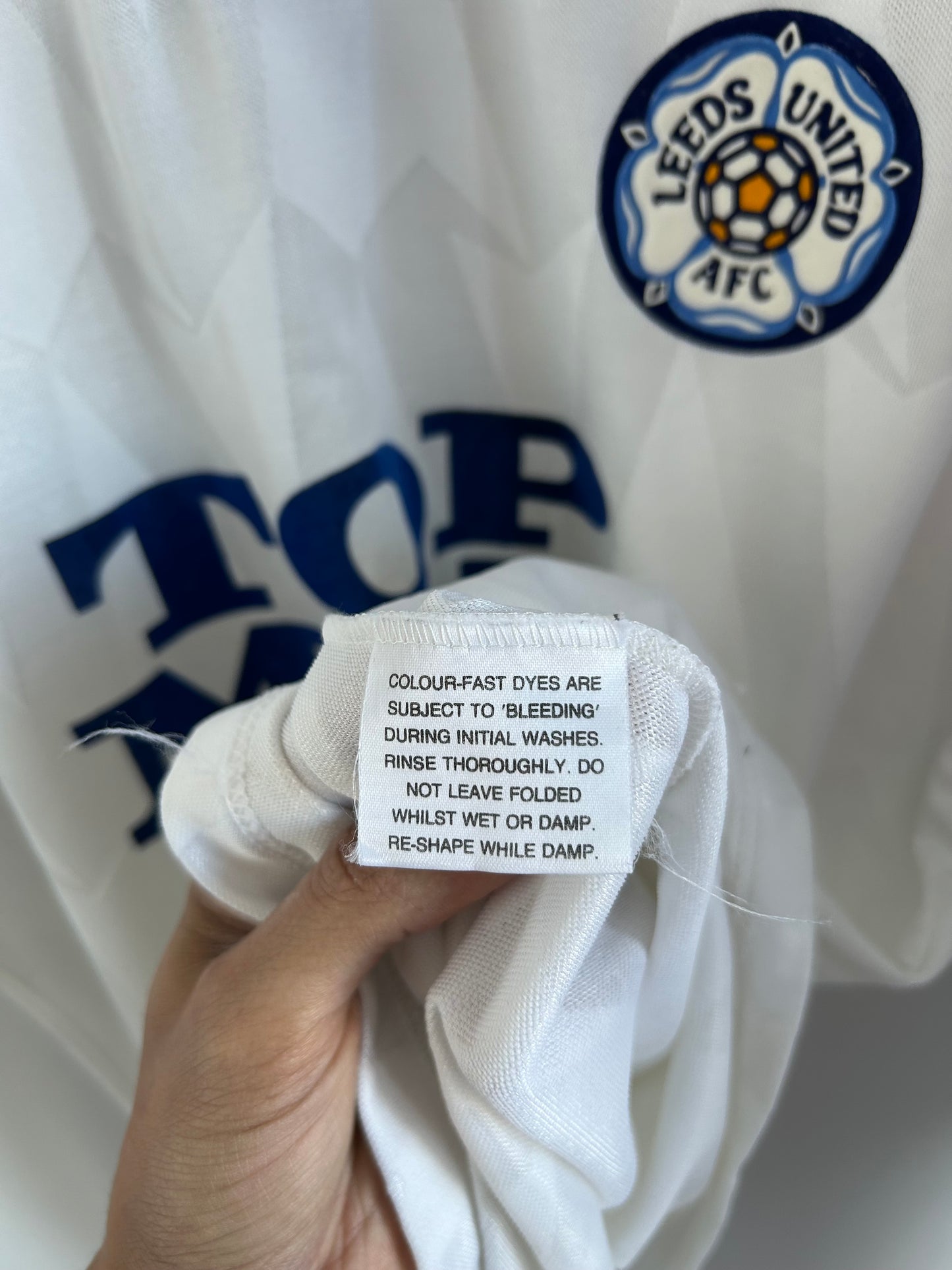Leeds United 1990-91 Home Shirt - XL