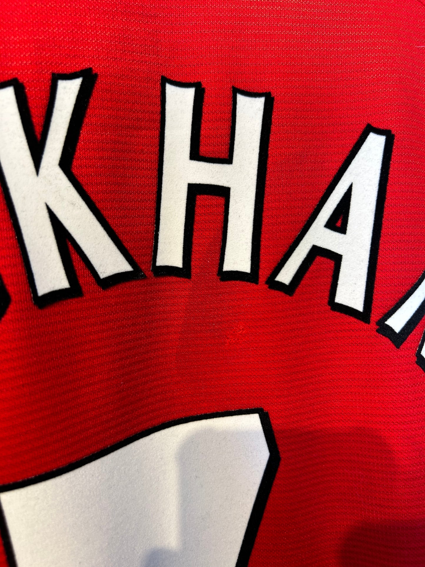 Manchester United 2000-02 Home Shirt L/S - Beckham #7 - L