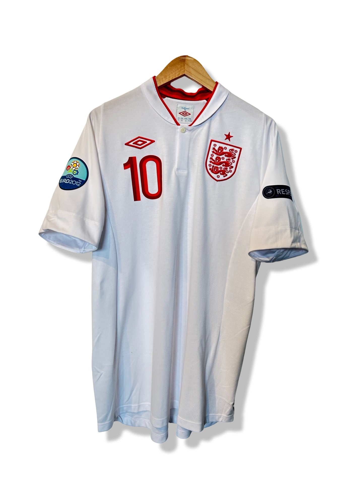 England 2012-13 Home Shirt - Rooney #10 - L