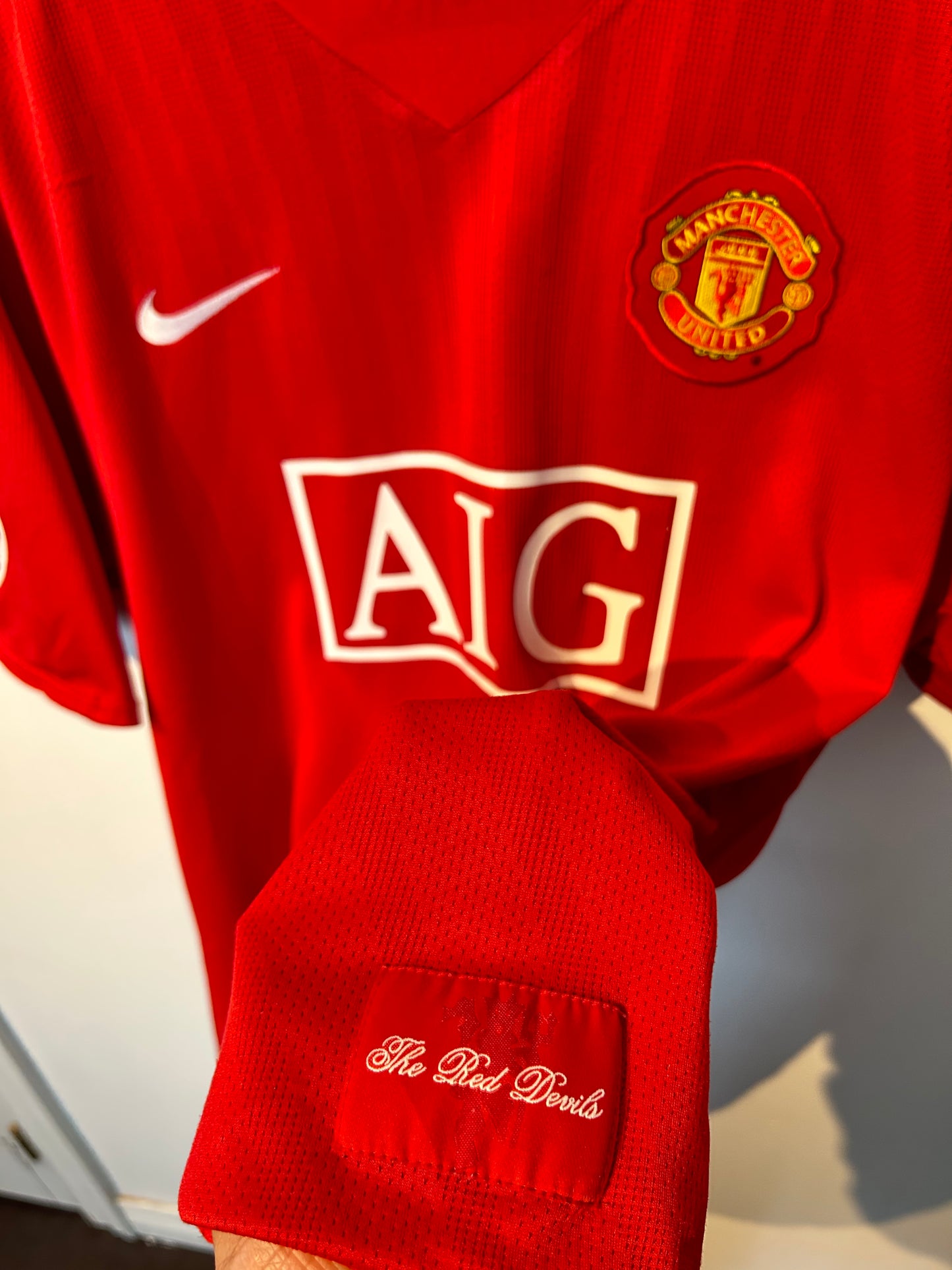 Manchester United 2007-09 Home Shirt - Ronaldo #7 - XL