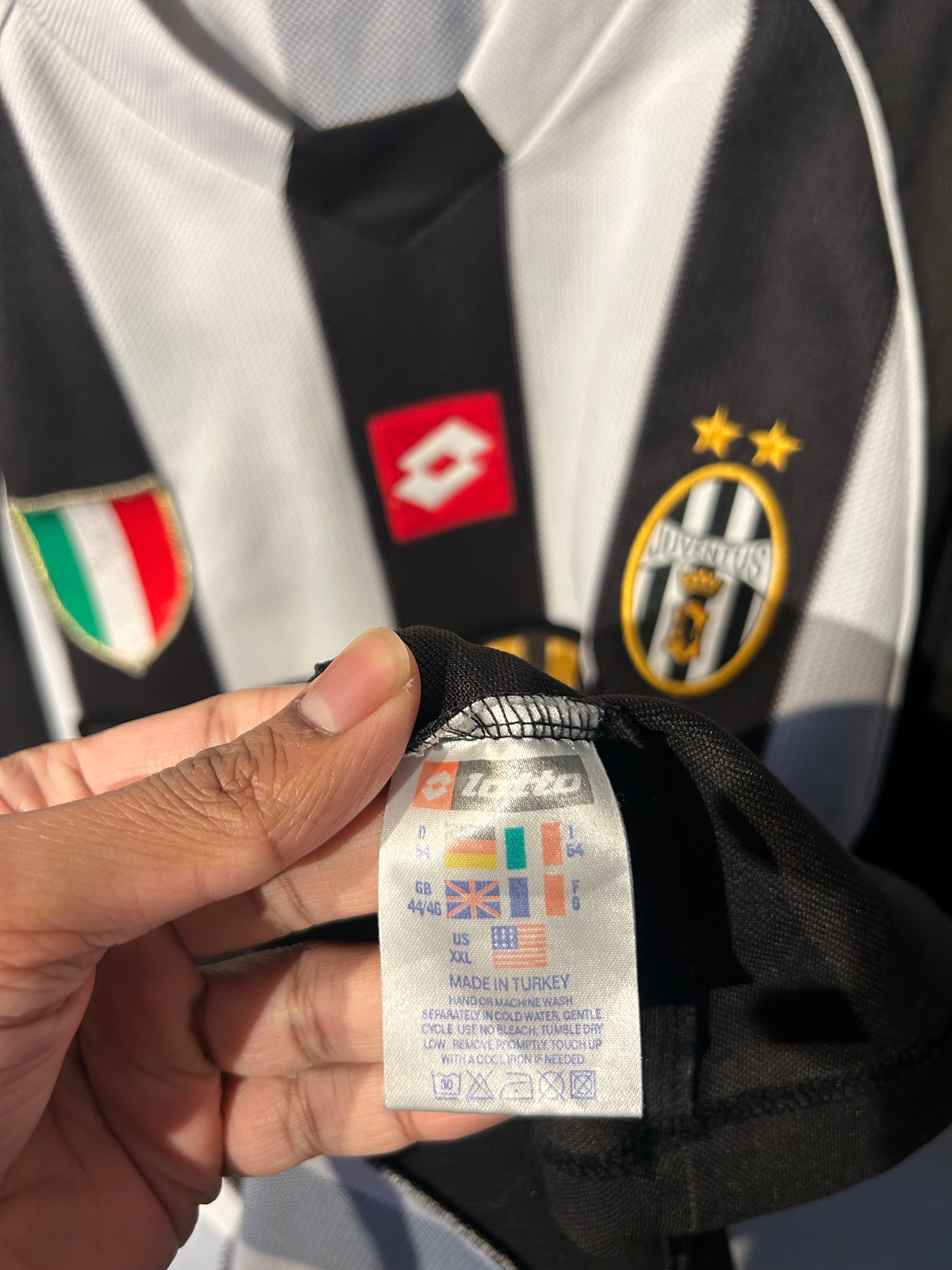 Juventus 2002-03 Home Shirt - Del Piero #10 - XL/ XXL – Football
