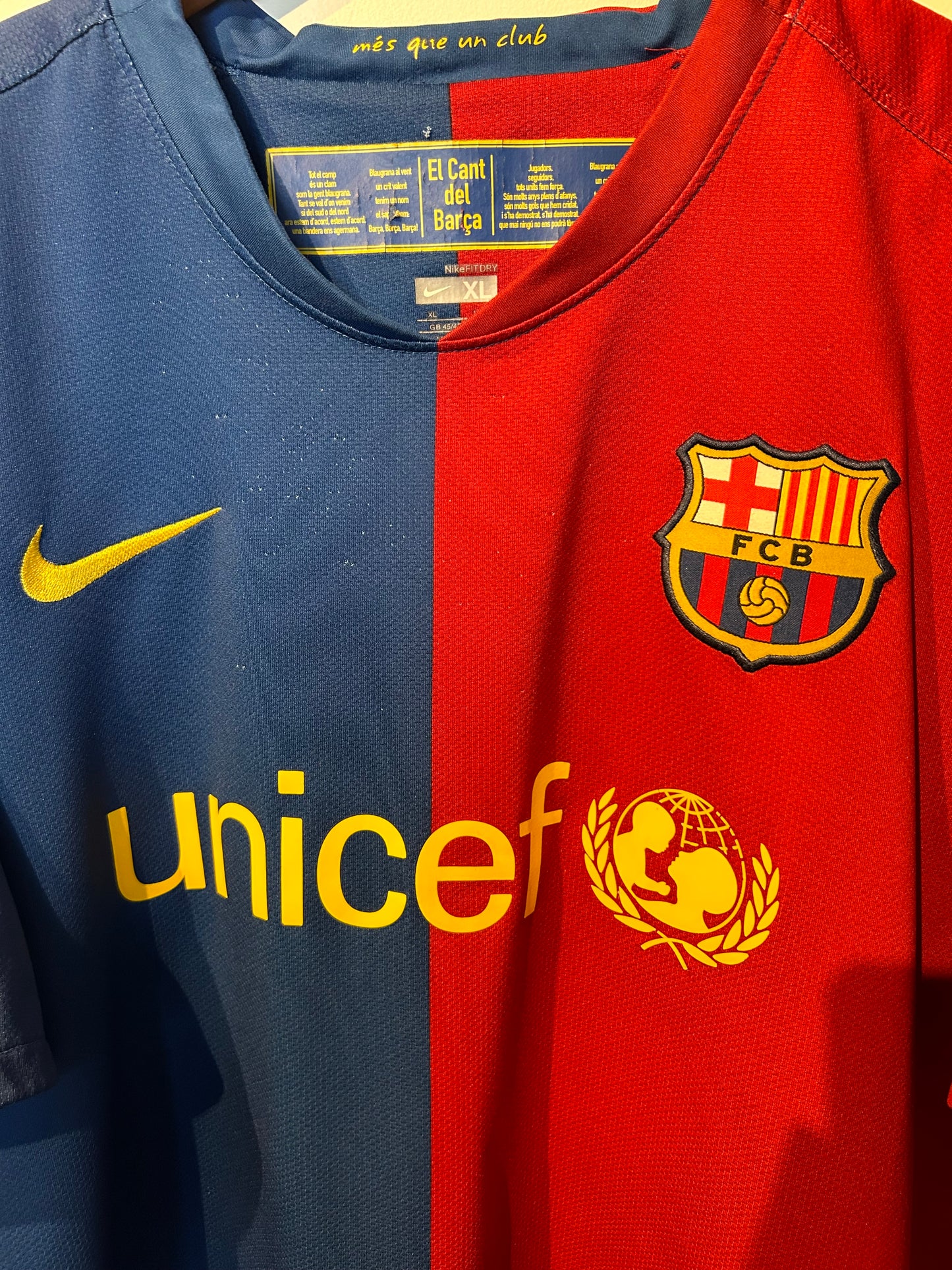 Barcelona 2008-09 Home Shirt - Henry #14 - XL