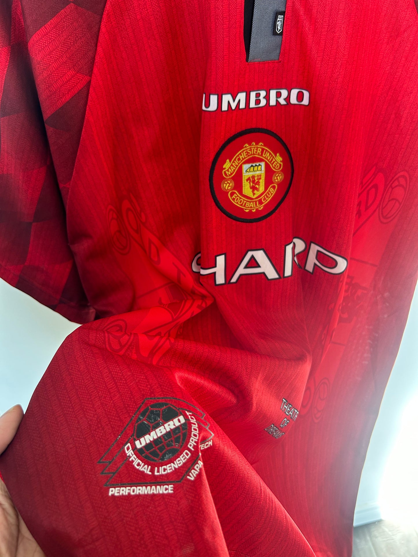 Manchester United 1996-97 Home Shirt - Cantona #7 - XL