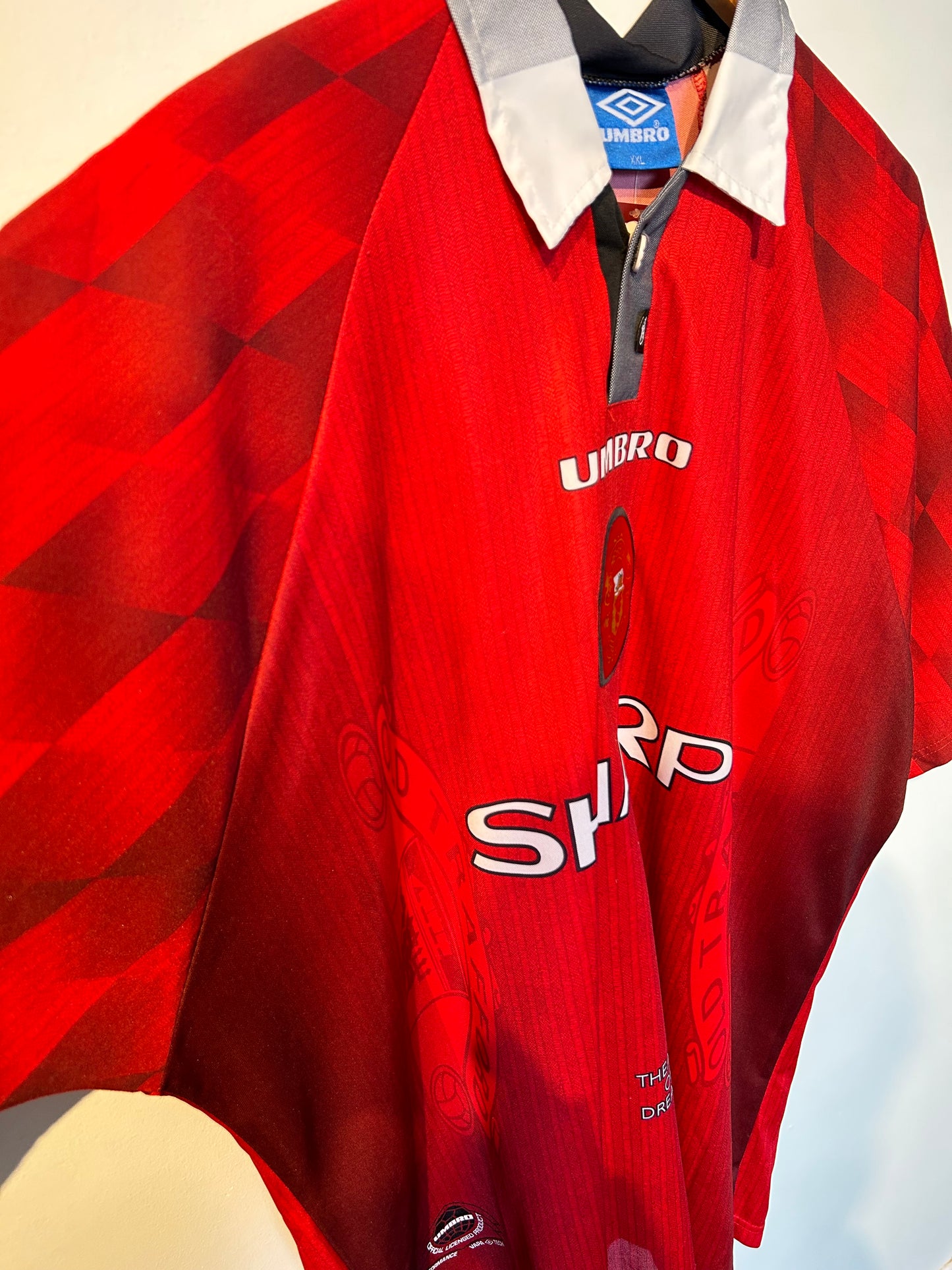 Manchester United 1996-98 Home Shirt - Beckham #10 - XXL