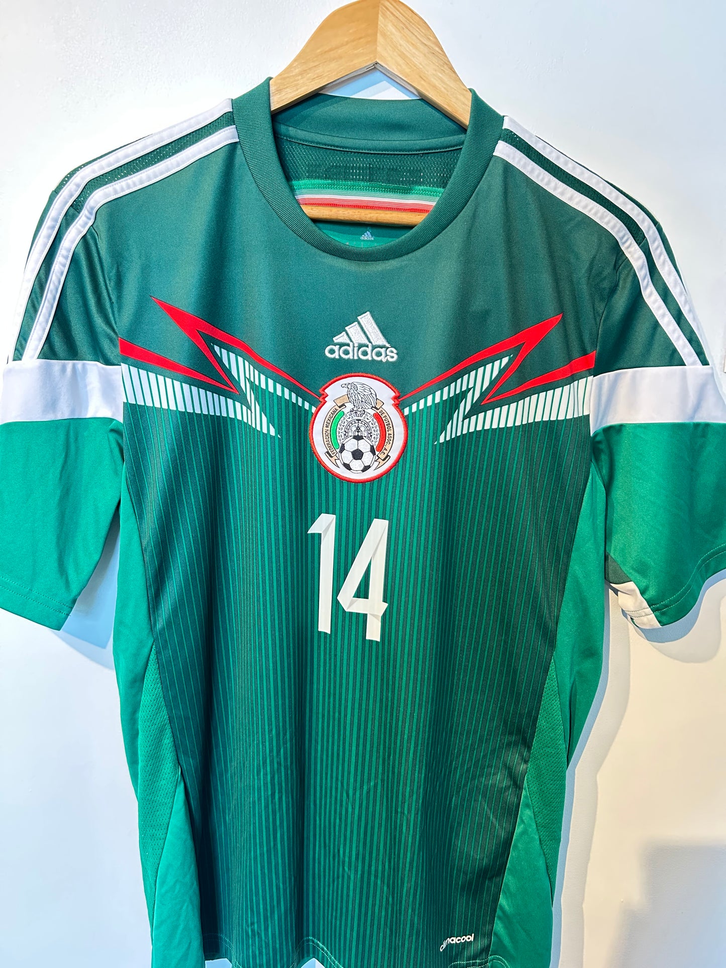 Mexico 2014-15 Home Shirt - J. Hernandez #14 - M