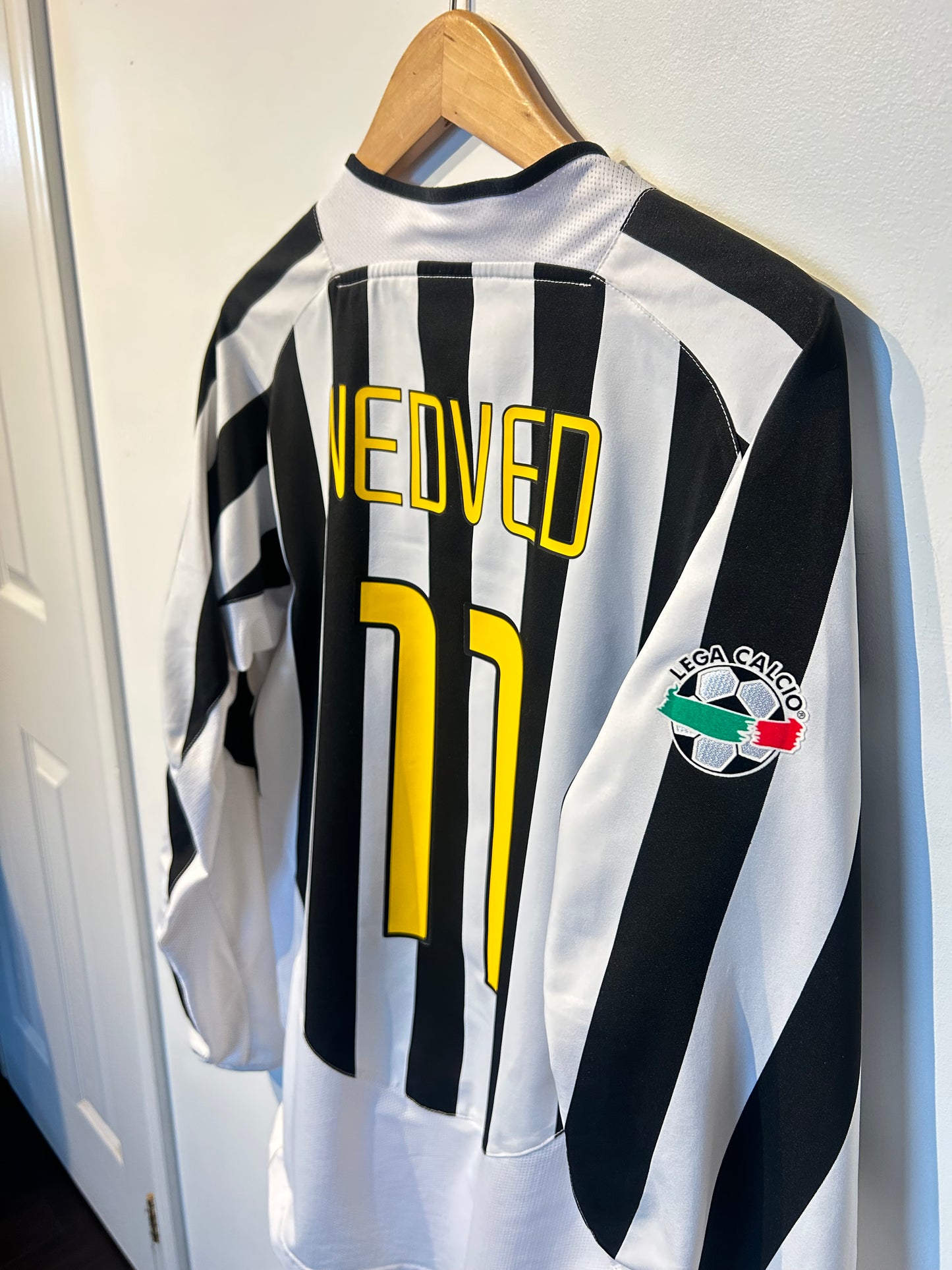 Juventus 2003-04 Home Shirt L/S - Nedved #11 - S