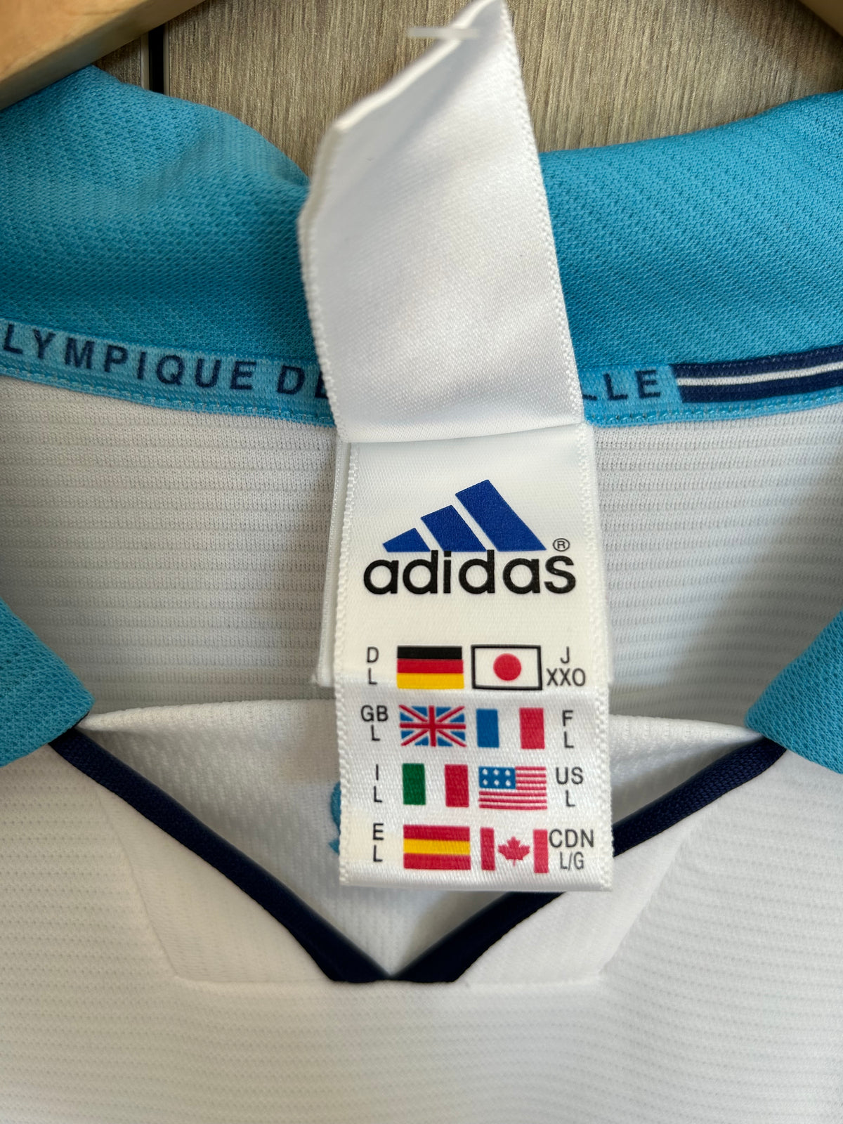 Marseille 1998-99 Home Shirt - Pires #7 - L