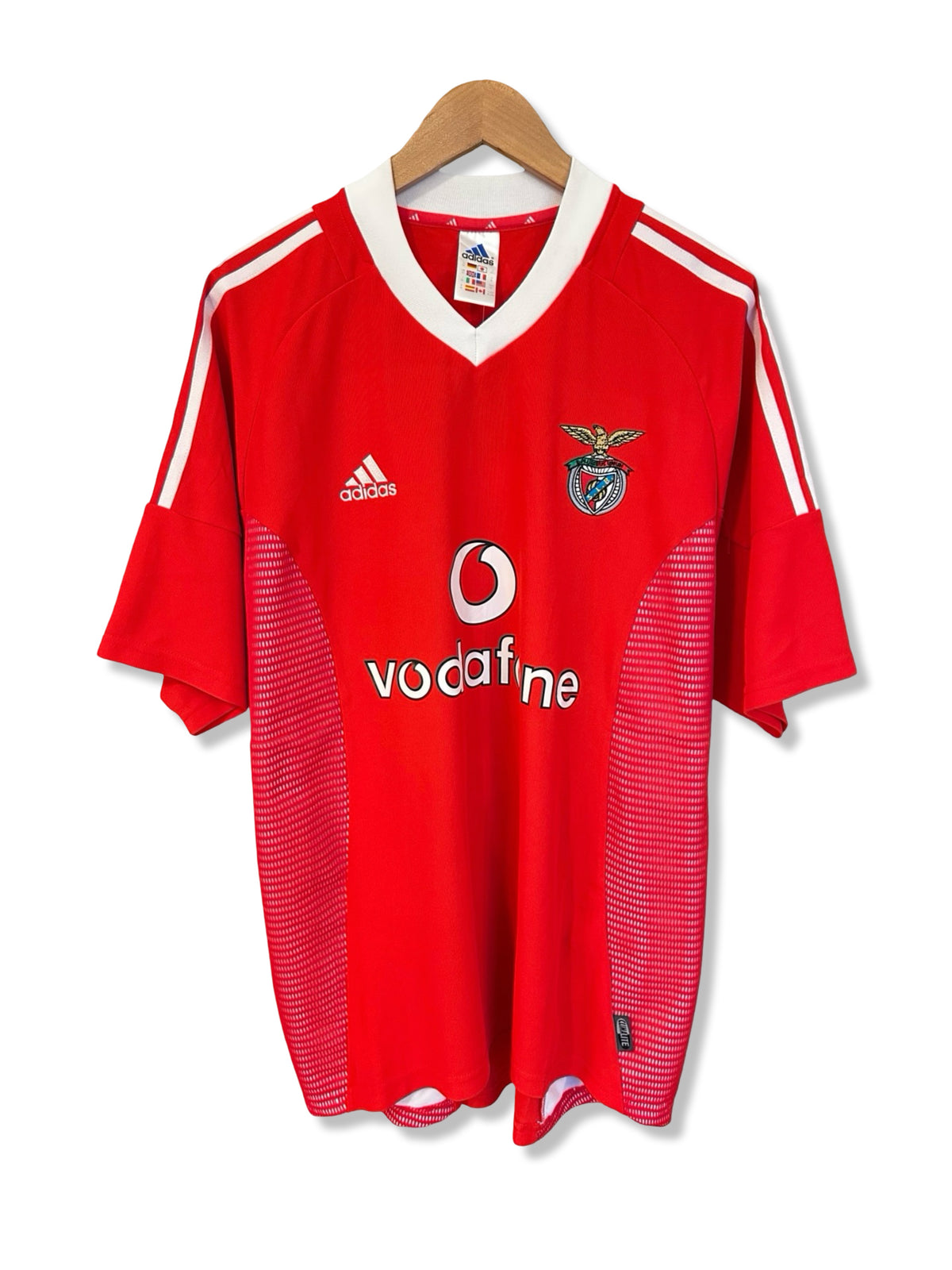 Benfica 2002-03 Home Shirt - Roger #8 - XL