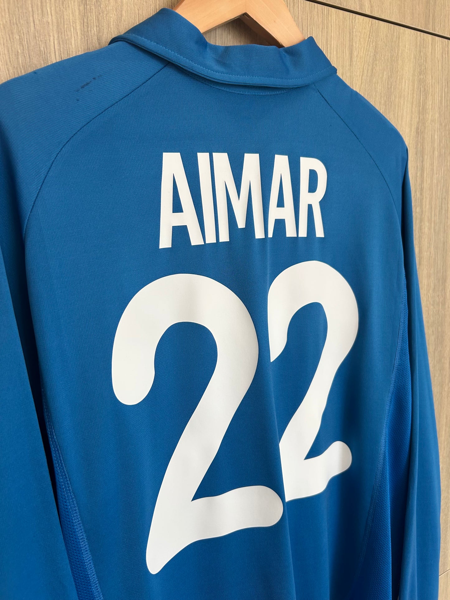 Valencia 2000-01 Third Shirt L/S - Aimar #22 - L