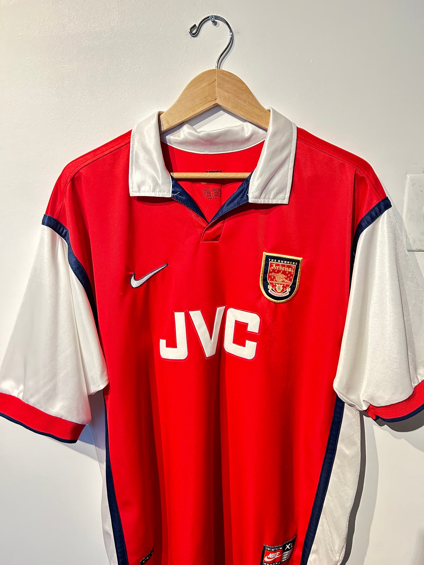 Arsenal 1998-99 Home Shirt - Bergkamp #10 - XL