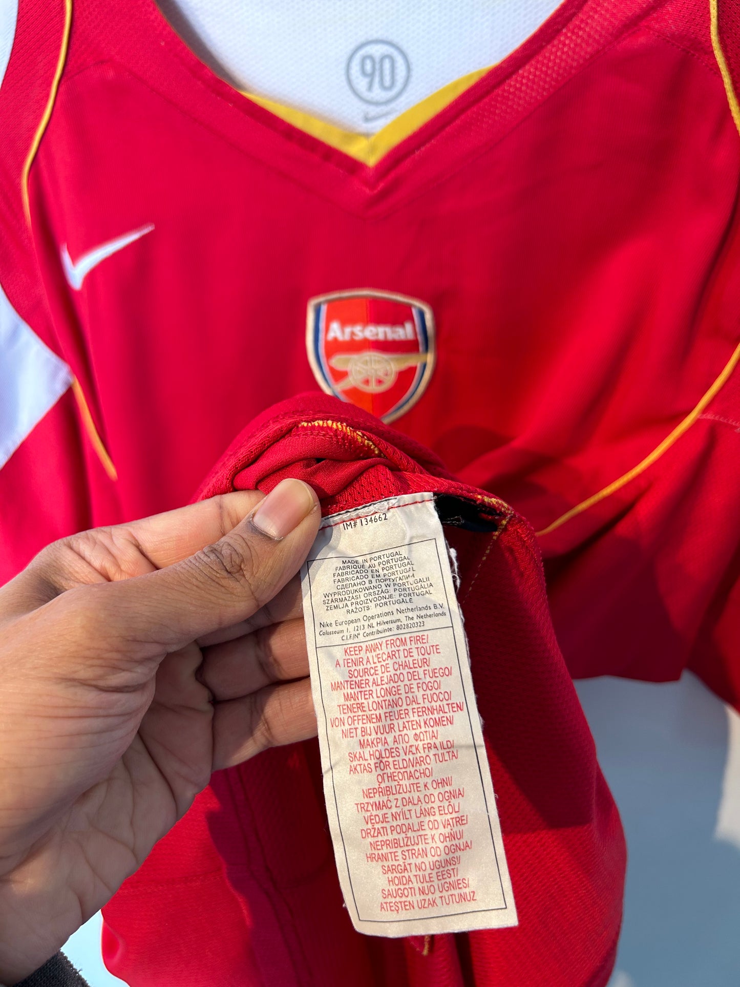 Arsenal 2004-05 Home Shirt - Pires #7 - L