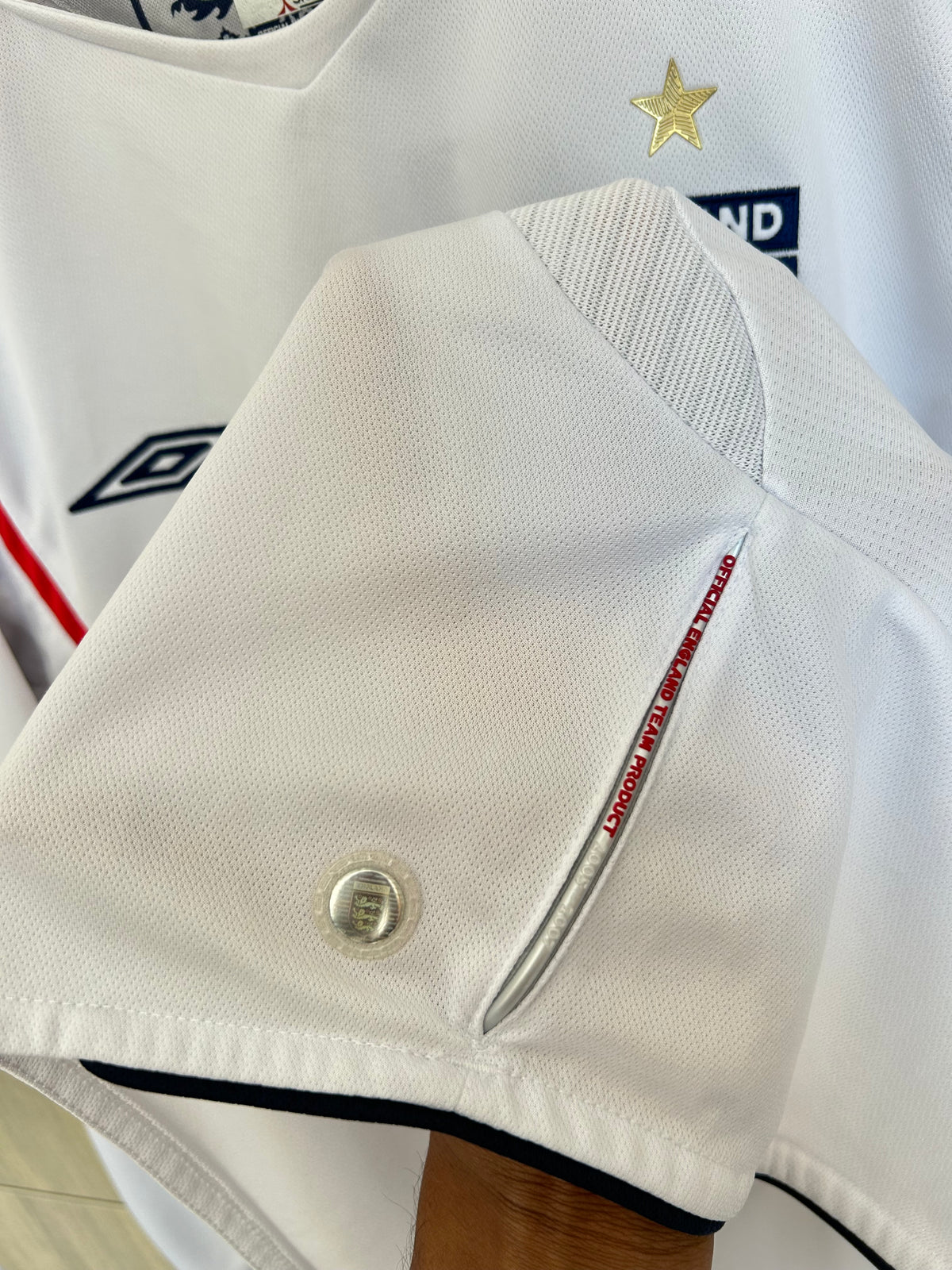 England 2005-07 Home Shirt L/S - Beckham #7 - L
