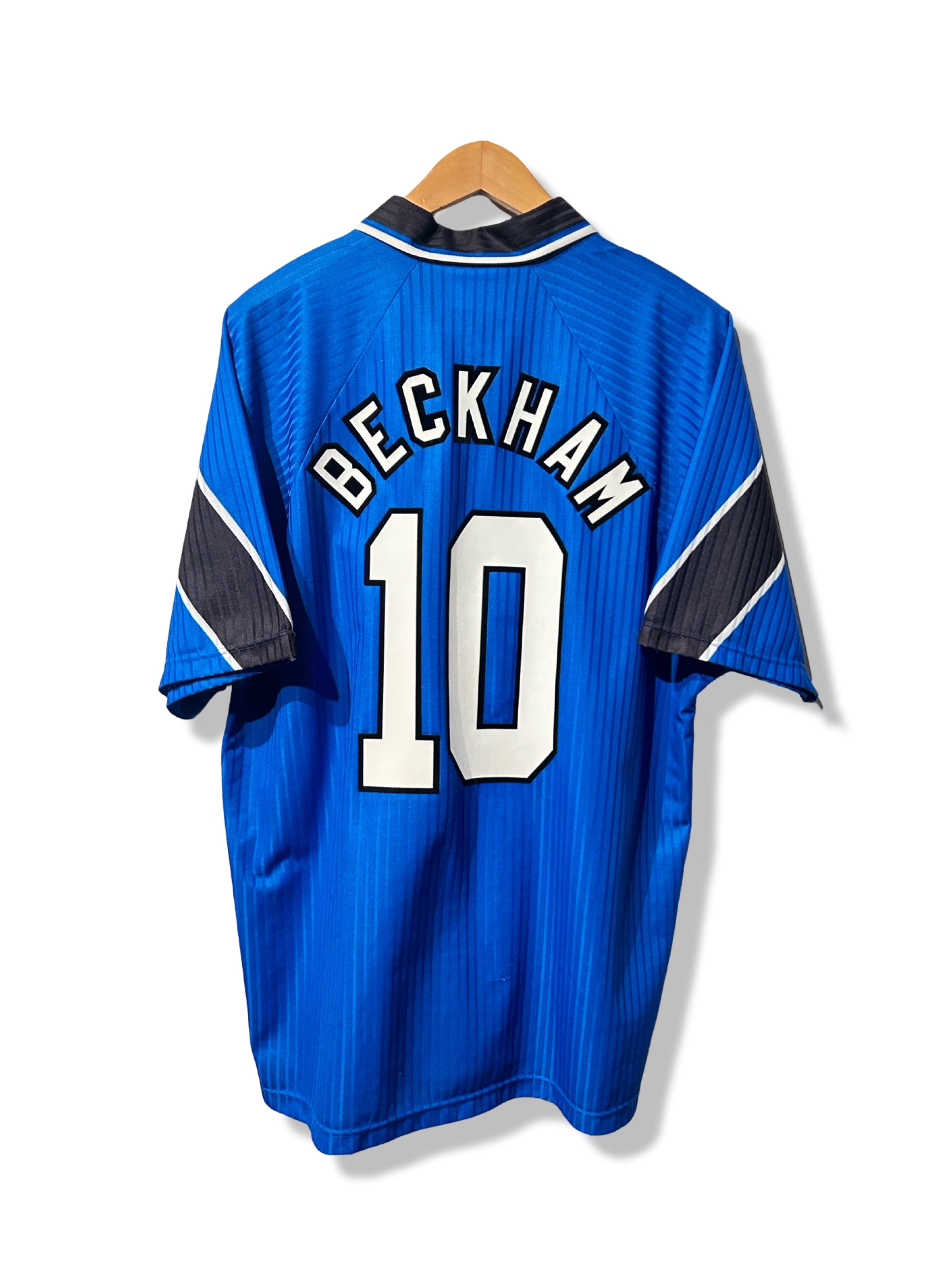 Manchester United 1996-98 Third Shirt - Beckham #10 - L – Football