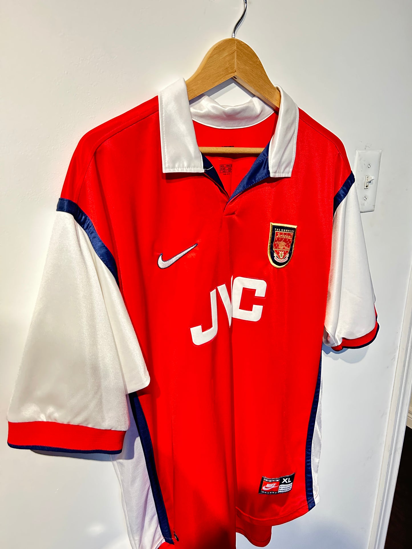 Arsenal 1998-99 Home Shirt - Bergkamp #10 - XL