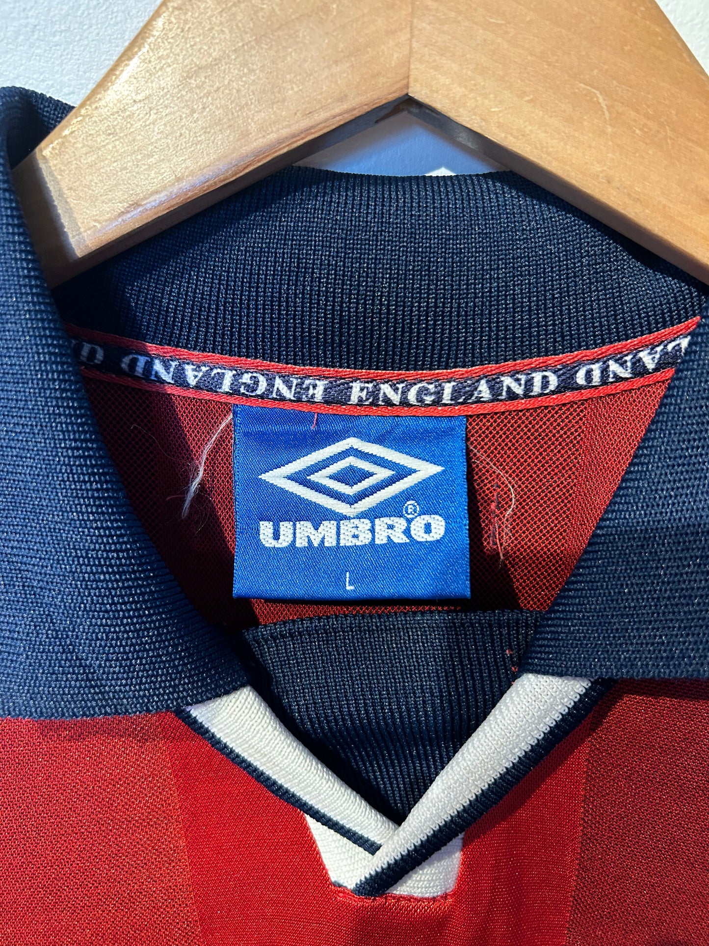 England 1997-99 Away Shirt - Beckham #7 - L