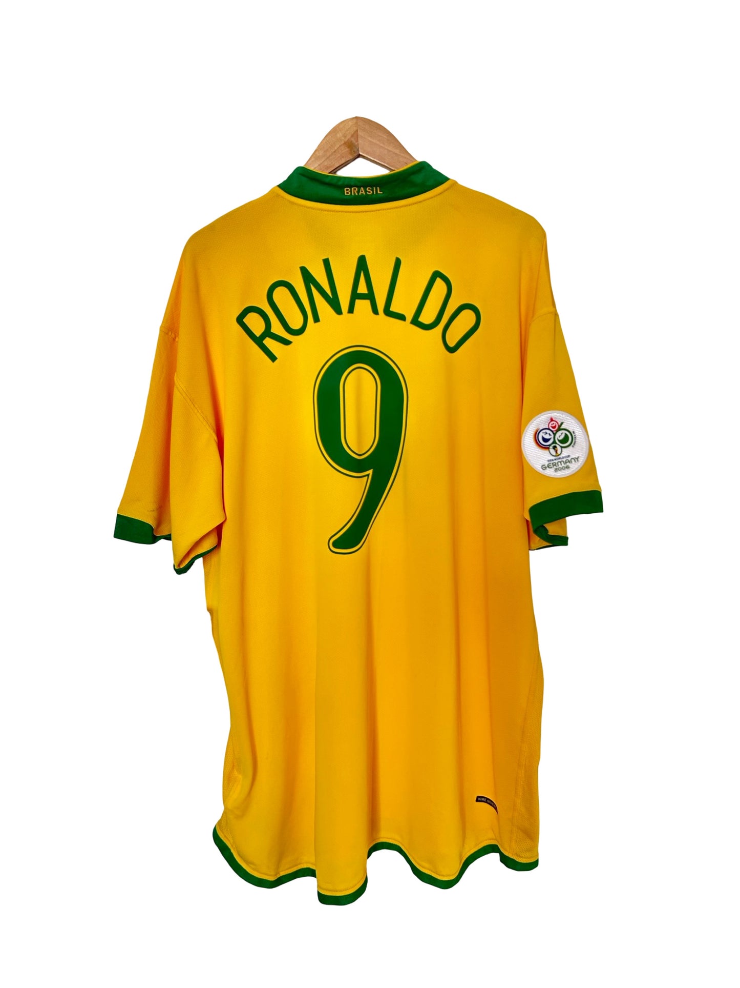 Brazil 2006 Home - Ronaldo #9 - 3XL