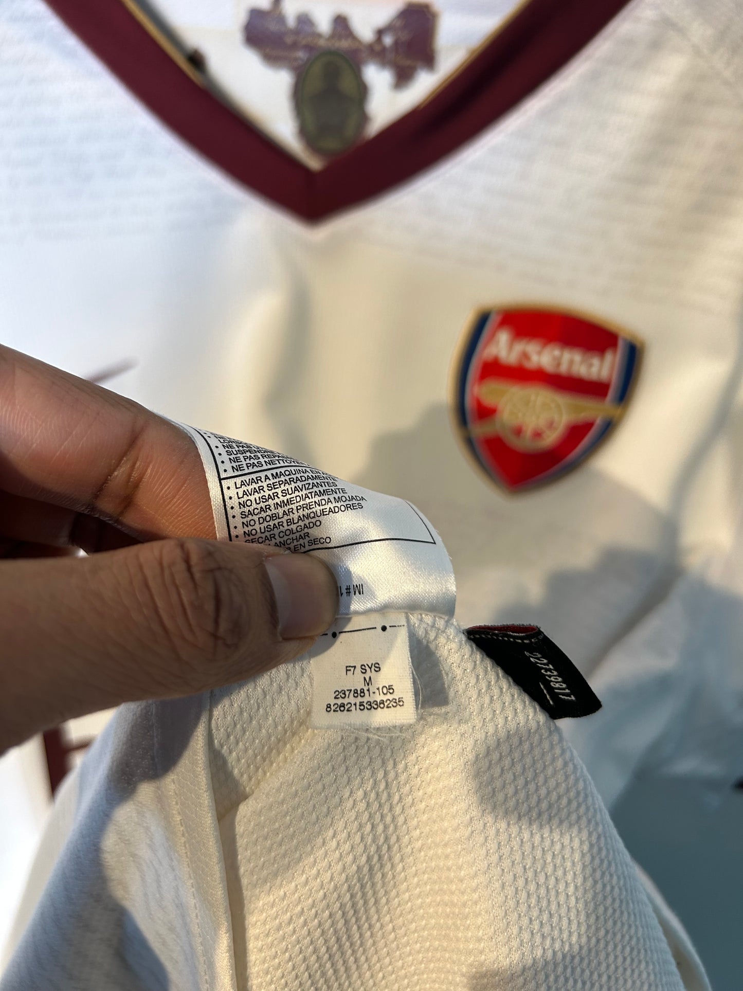 Arsenal 2007-08 Away Shirt - Fabregas #4 - M