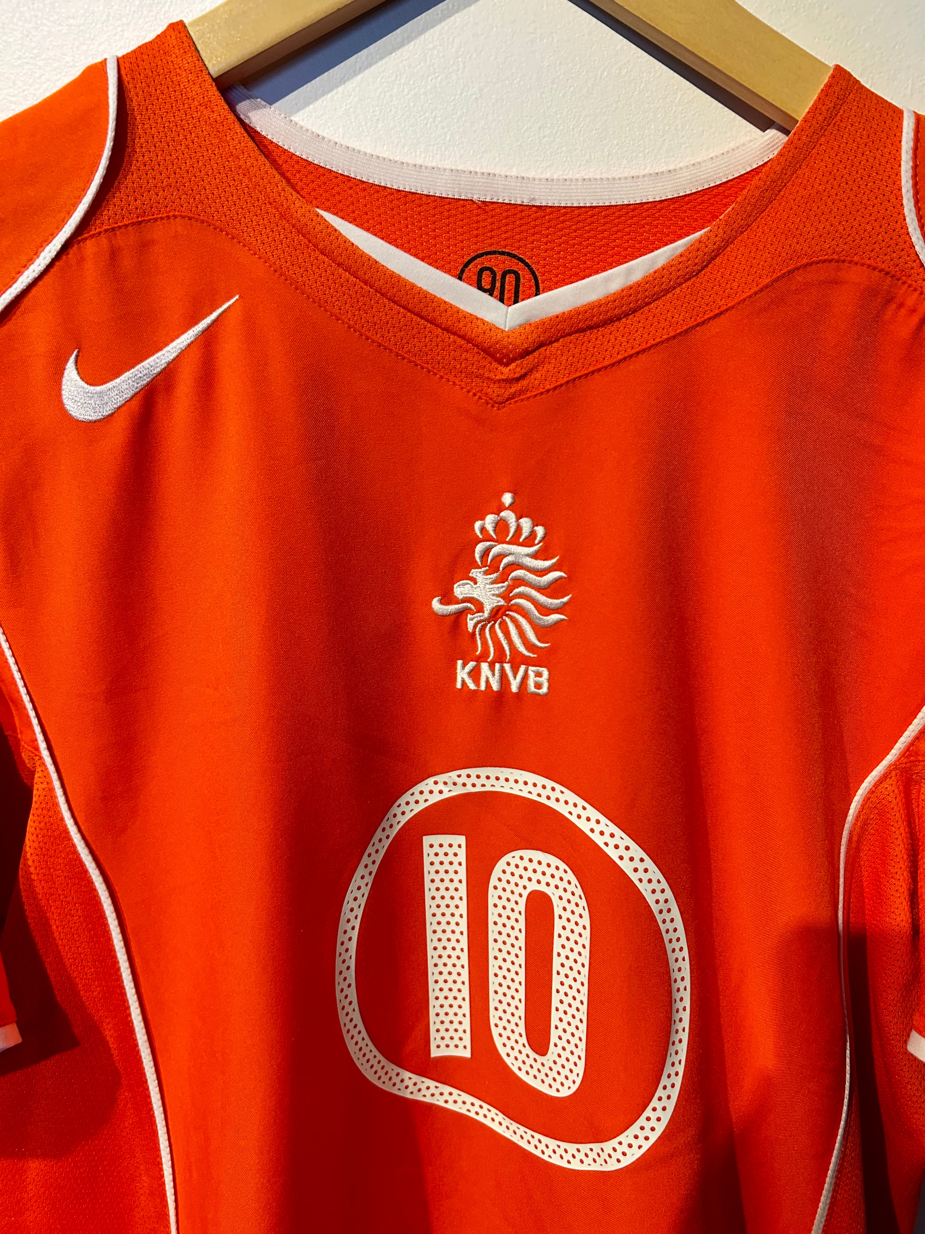 Netherlands 2004-06 Home Shirt - V.Nistelrooy #10 - S – Football