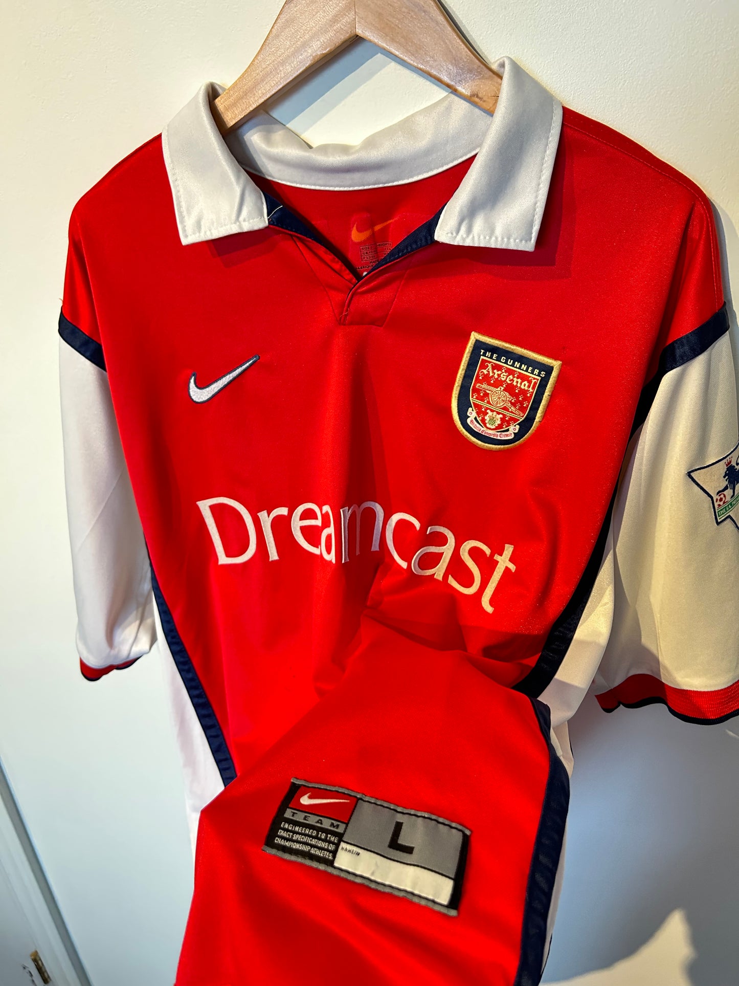 Arsenal 1999-00 Home Shirt - Overmars #11 - L