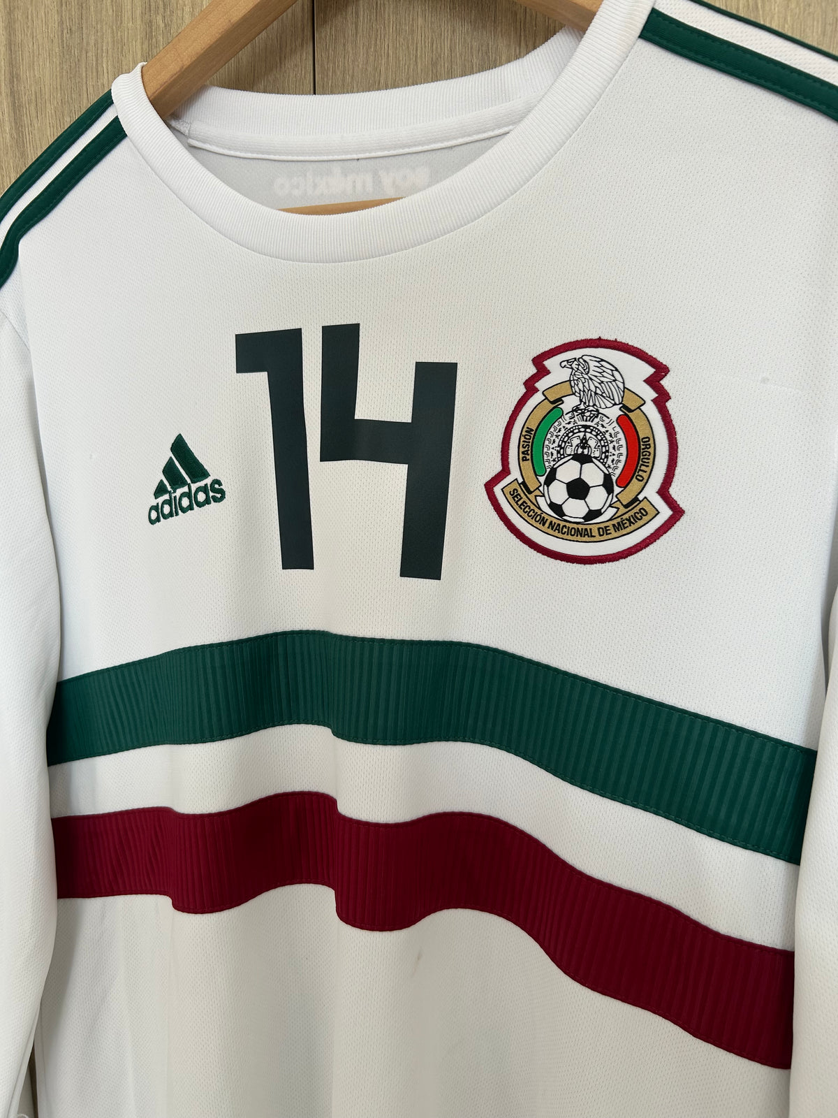 Mexico 2018-19 Away Shirt L/S - J. Hernandez #14 - M
