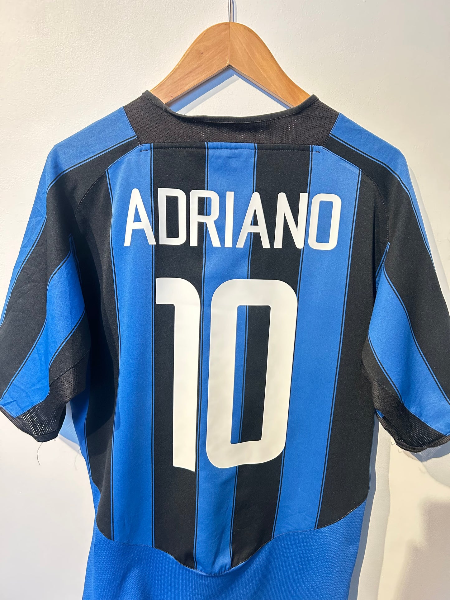Inter Milan 2003-04 Home Shirt - Adriano #10 - M