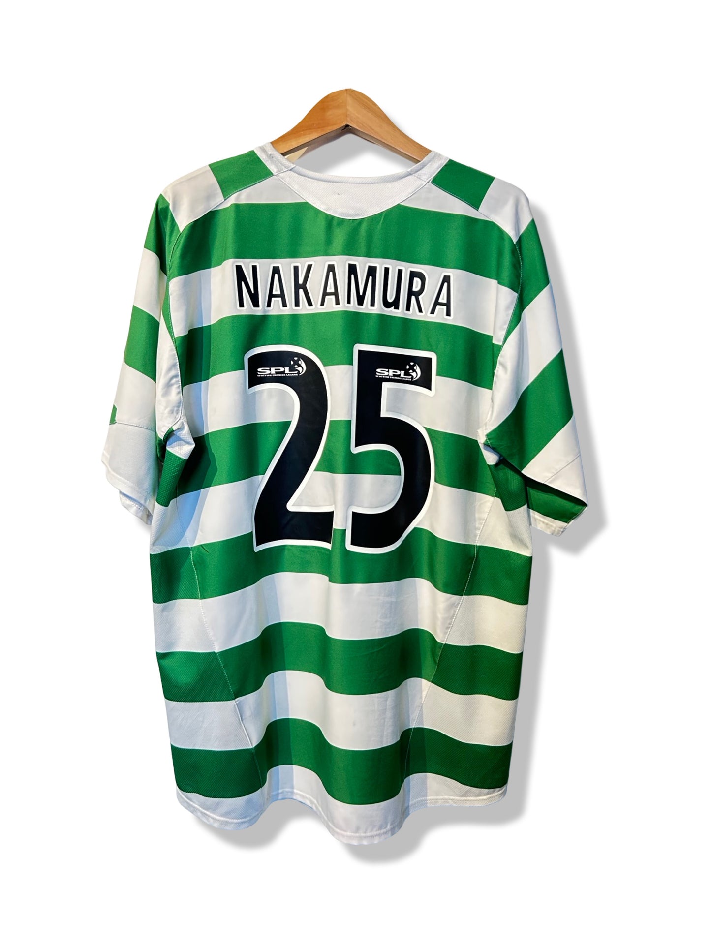 Celtic 2005-07 Home Shirt - Nakamura #25 - XL